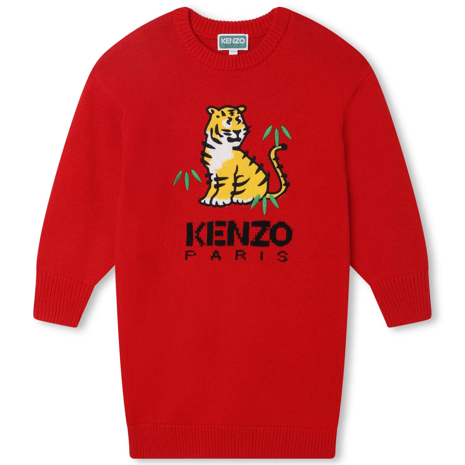 Fille KENZO KIDS Robe Pull En Tricot Jacquard