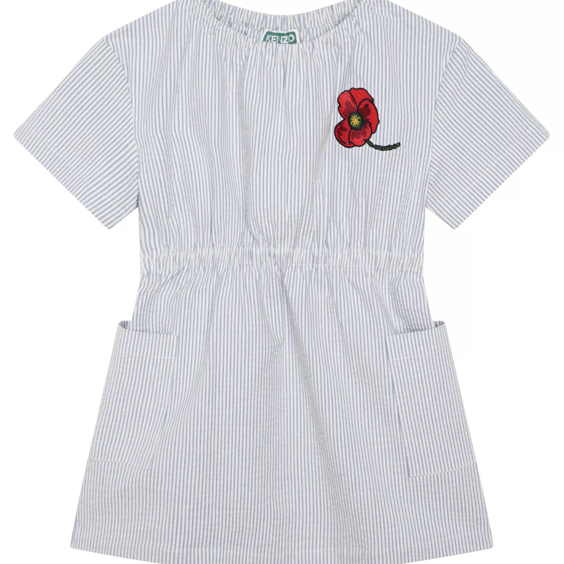 Fille KENZO KIDS Robe Rayee A Manches Courtes