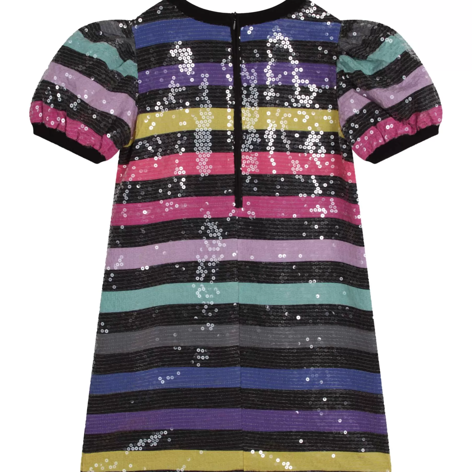 Fille SONIA RYKIEL Robe Rayee A Sequins