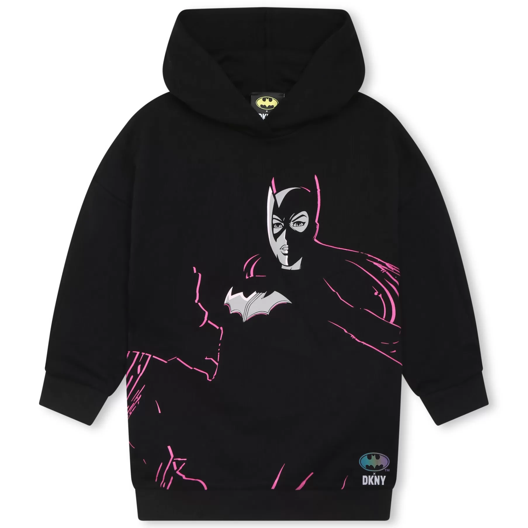 Fille DKNY Robe Sweat-Shirt A Capuche