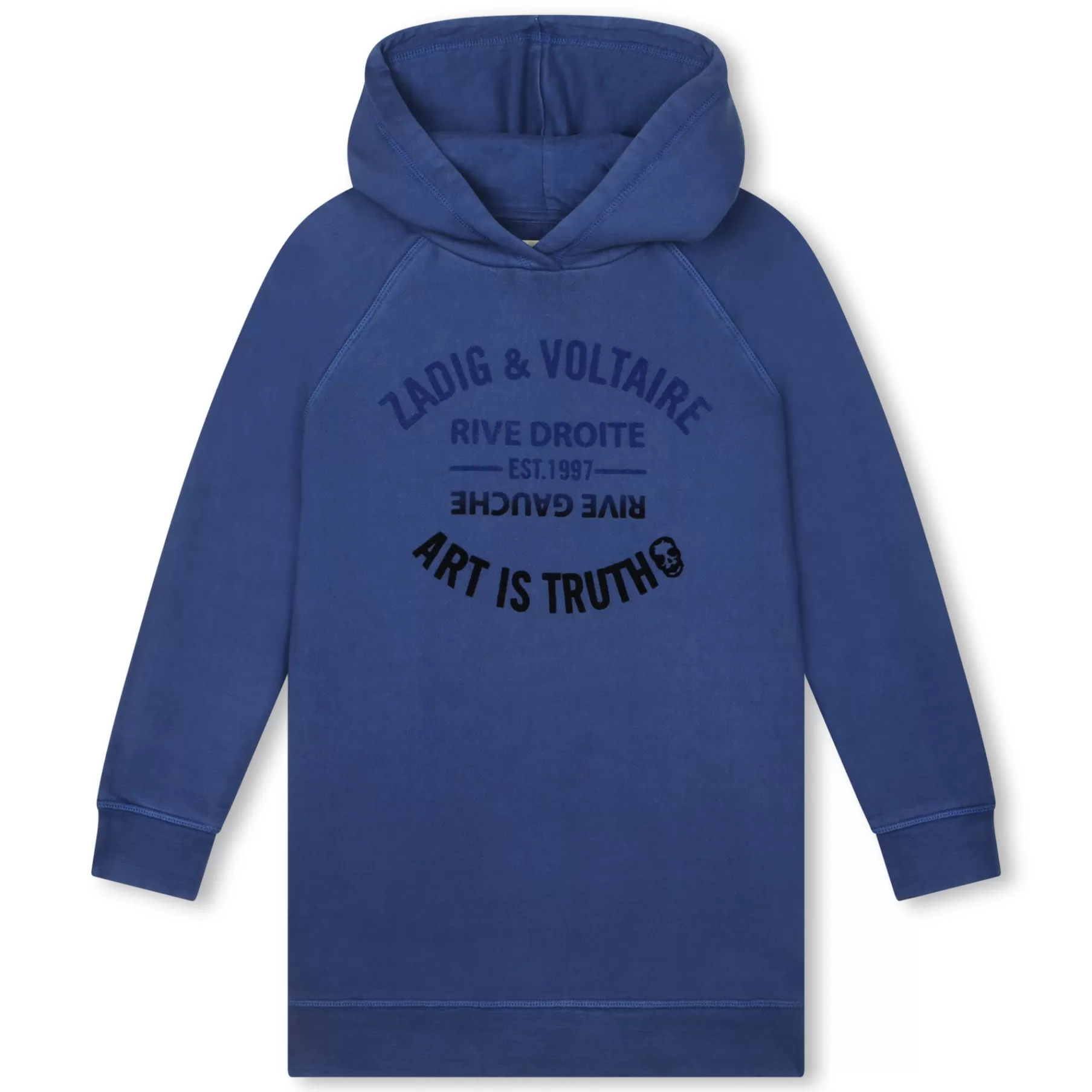 Fille ZADIG & VOLTAIRE Robe Sweat-Shirt A Capuche
