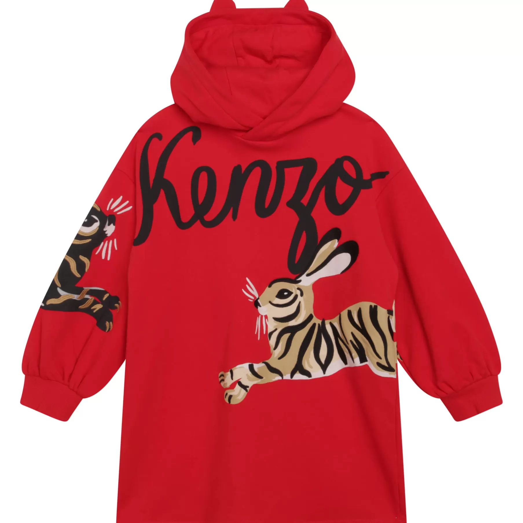 Fille KENZO KIDS Robe Sweat-Shirt A Capuche