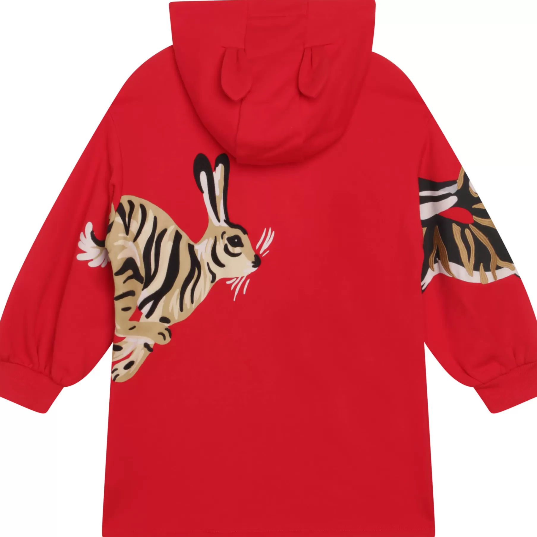 Fille KENZO KIDS Robe Sweat-Shirt A Capuche