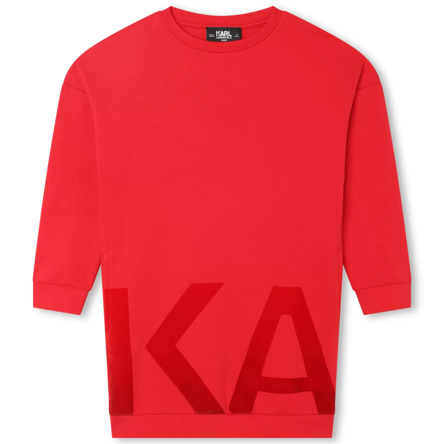 Fille KARL LAGERFELD KIDS Robe Sweat-Shirt Ample