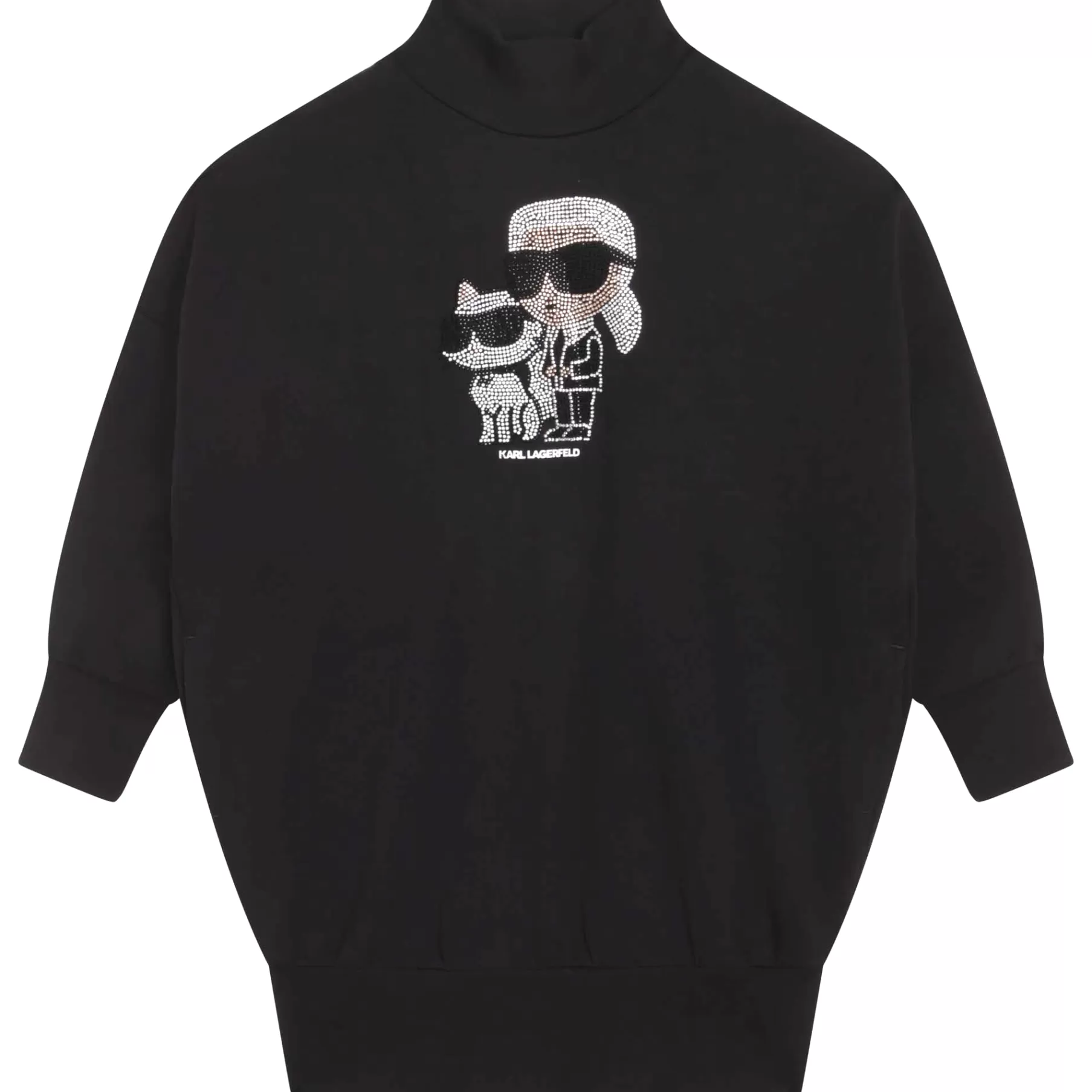 Fille KARL LAGERFELD KIDS Robe Sweat-Shirt Avec Strass
