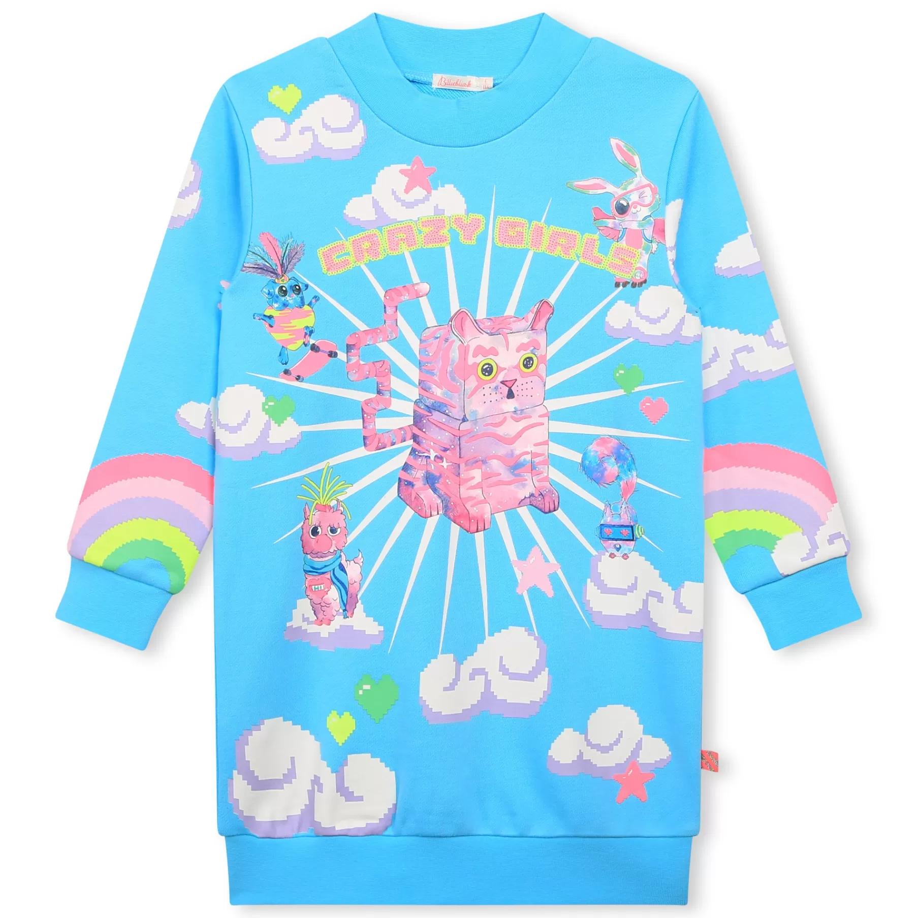 Fille BILLIEBLUSH Robe Sweat-Shirt Molletonnee