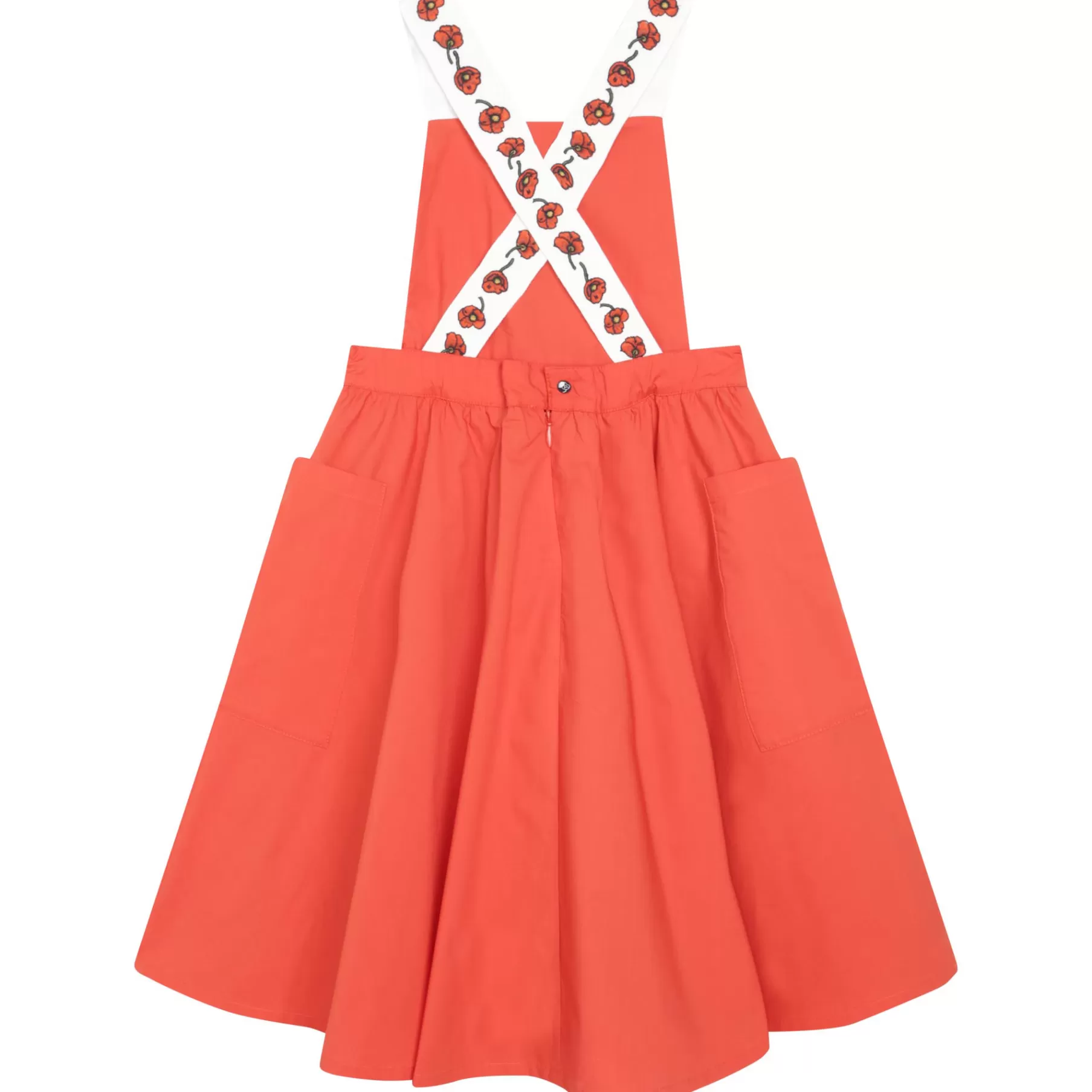 Fille KENZO KIDS Robe Tablier En Popeline Coton