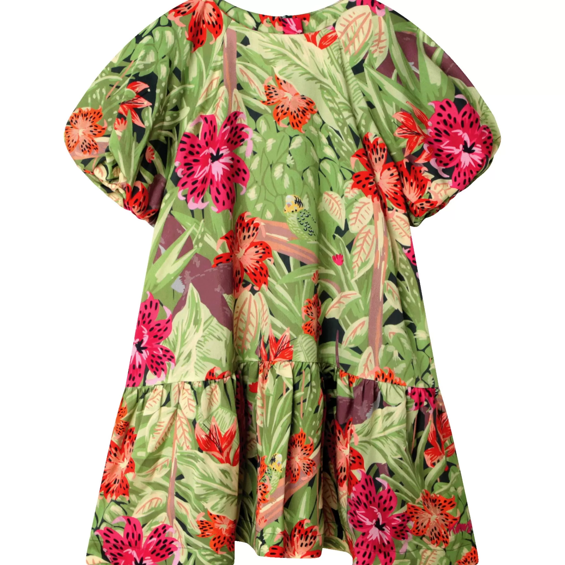 Fille KENZO KIDS Robe Volantee Imprimee