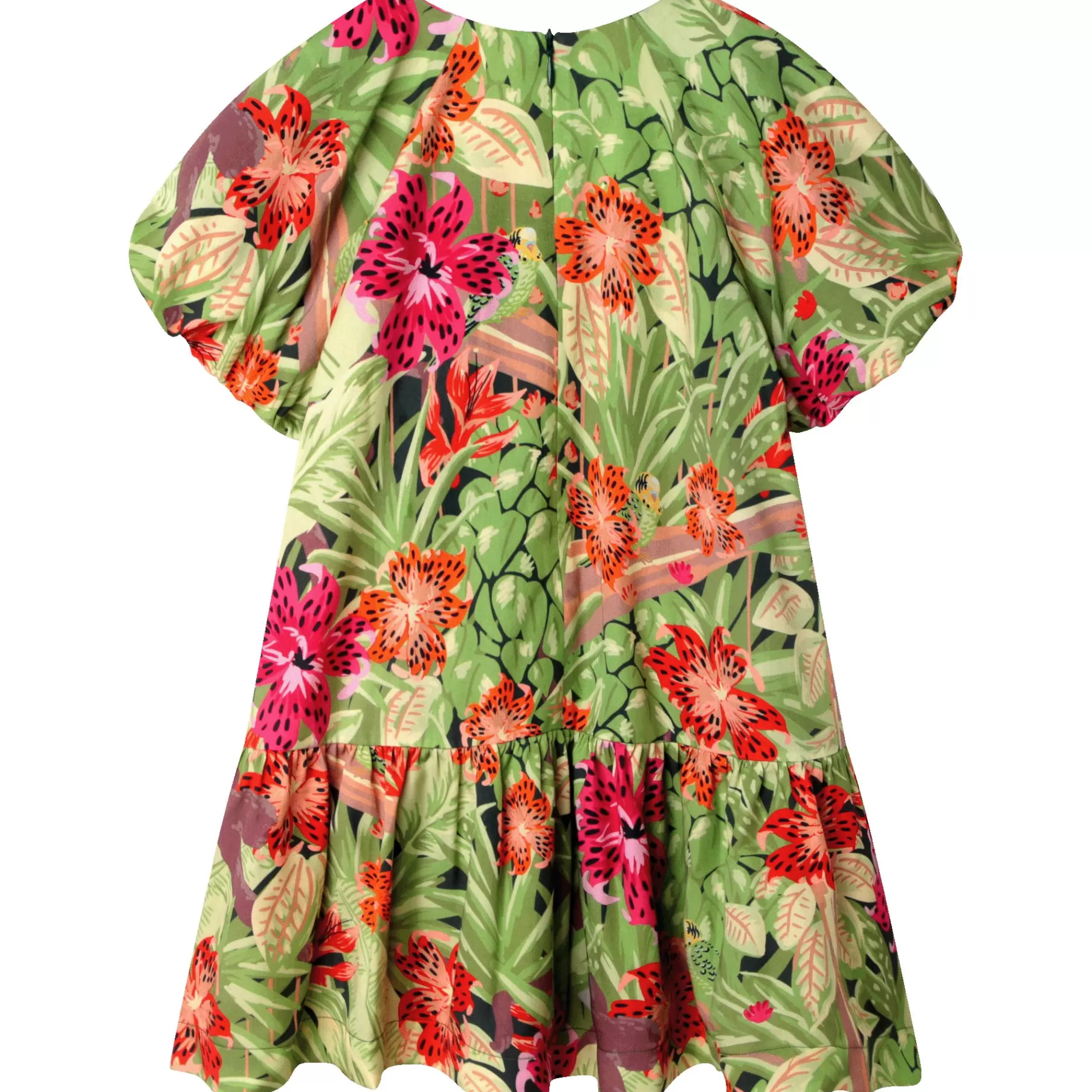 Fille KENZO KIDS Robe Volantee Imprimee