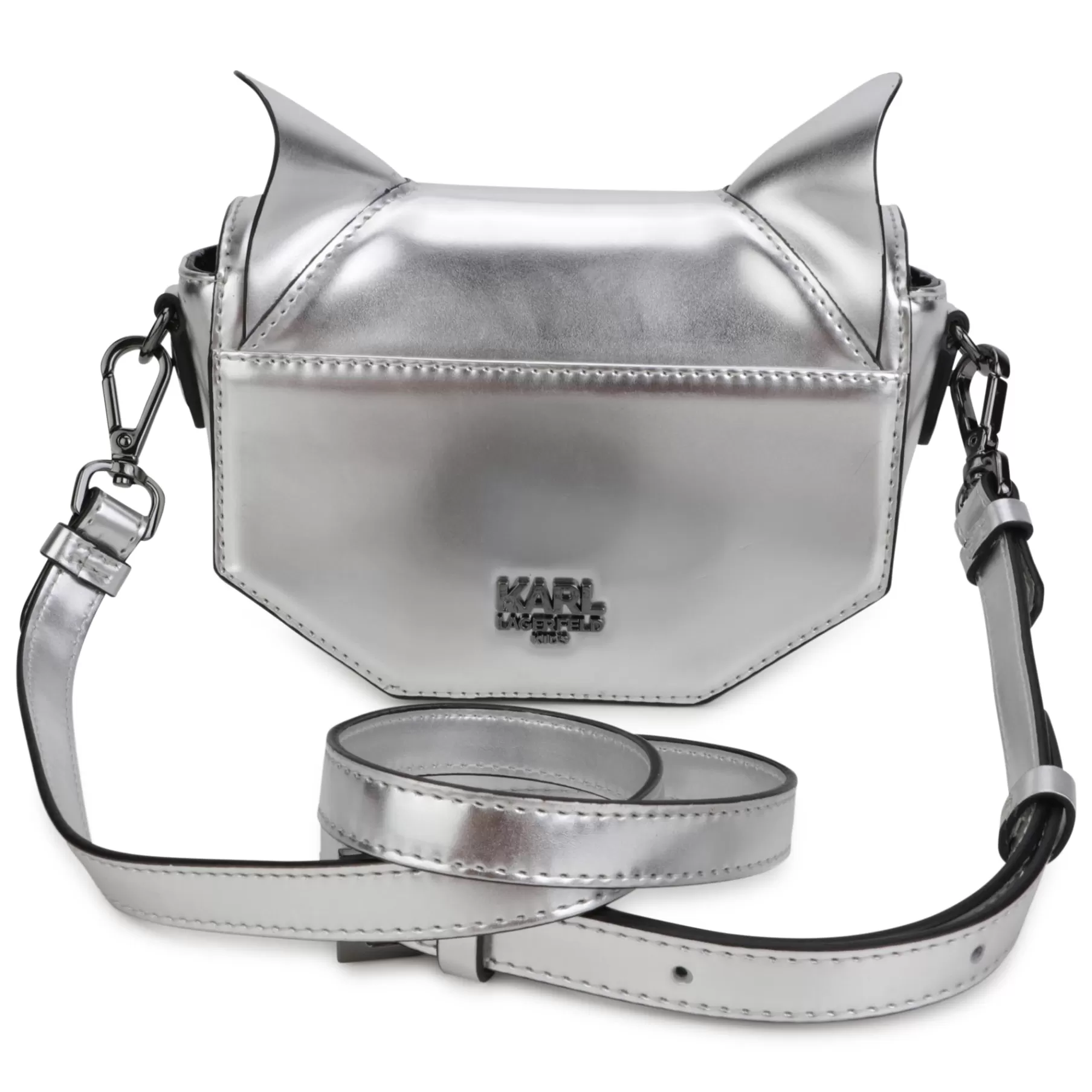 Fille KARL LAGERFELD KIDS Sac A Bandouliere Chat Verni