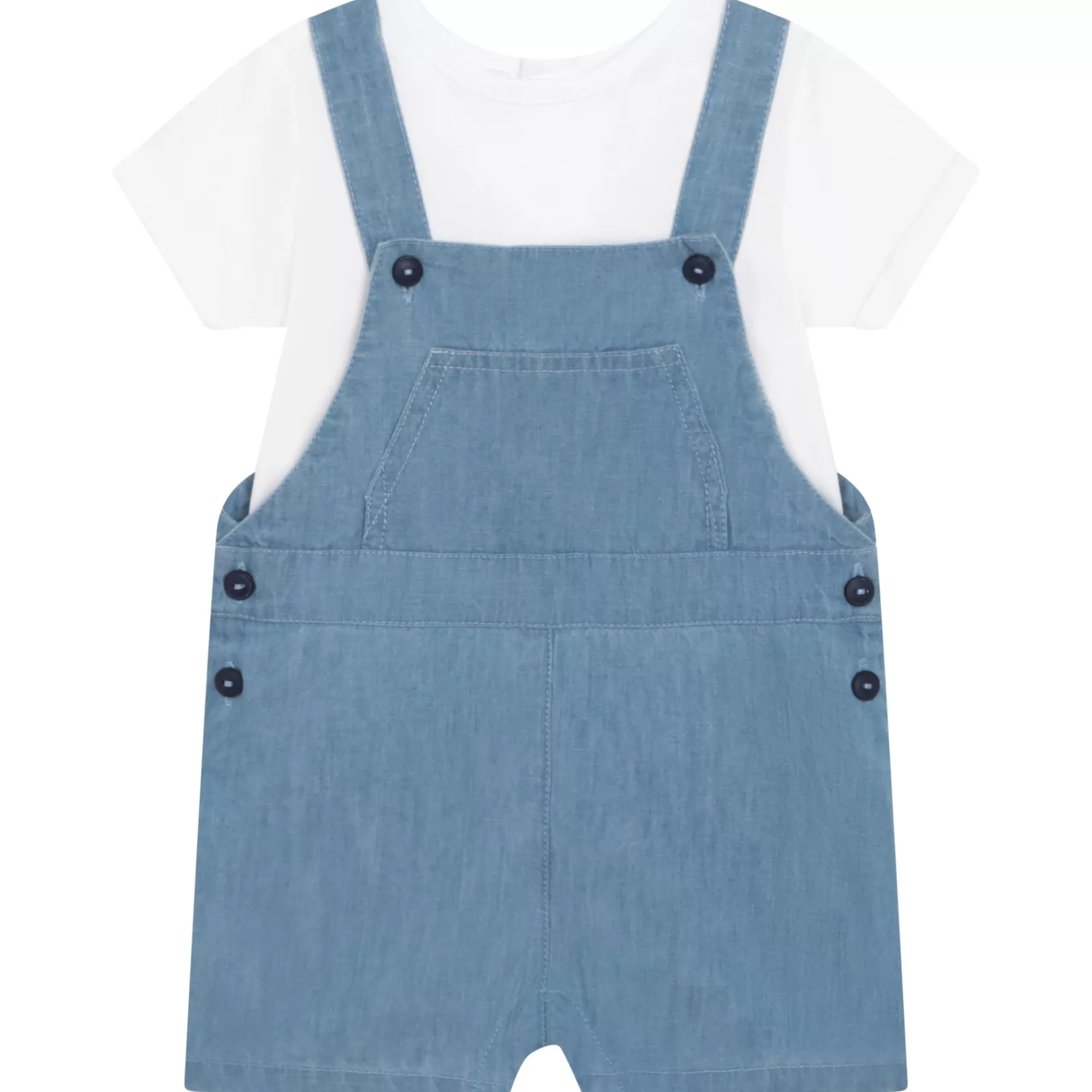 Garçon CARREMENT BEAU Salopette Short Et T-Shirt