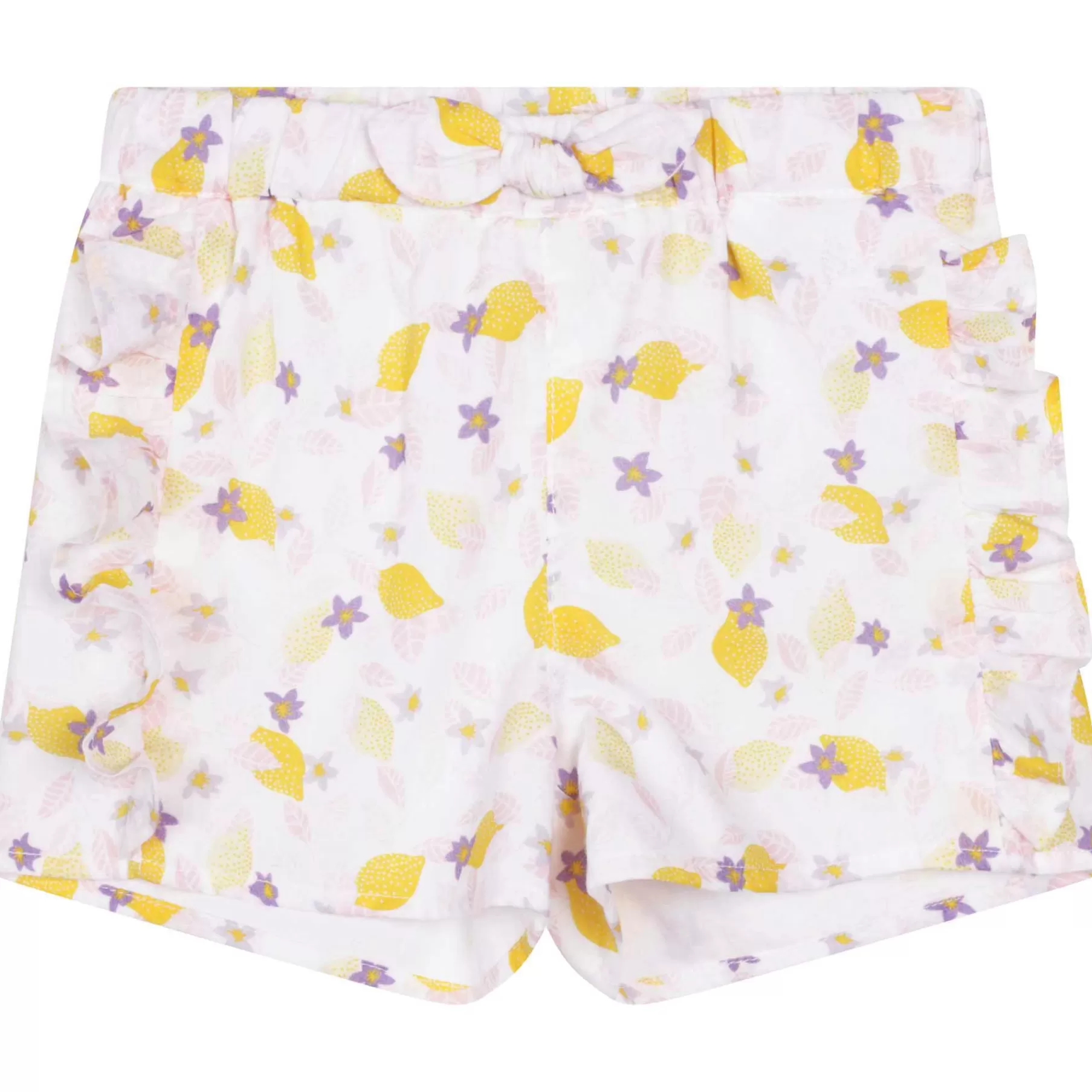 Fille CARREMENT BEAU Short A Motifs Citrons