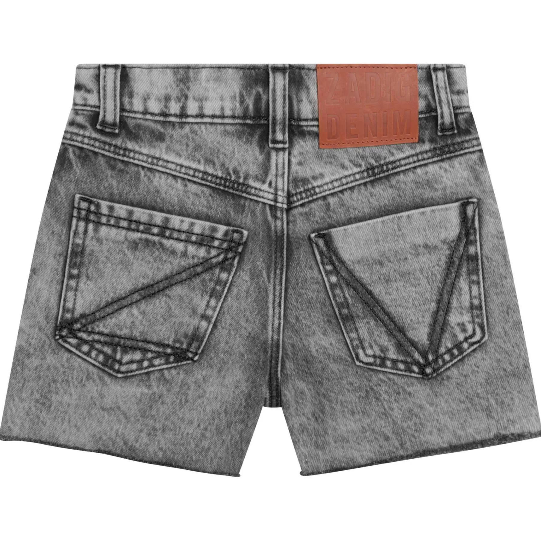 Fille ZADIG & VOLTAIRE Short Ajustable En Jean Coton