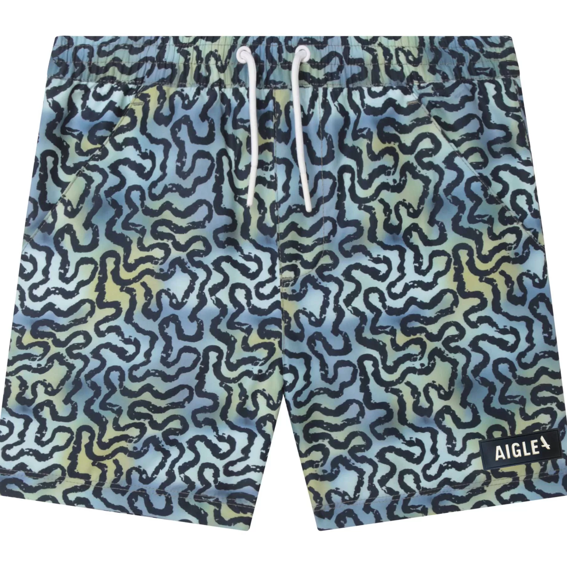 Garçon AIGLE Short De Bain Imprime A Badge