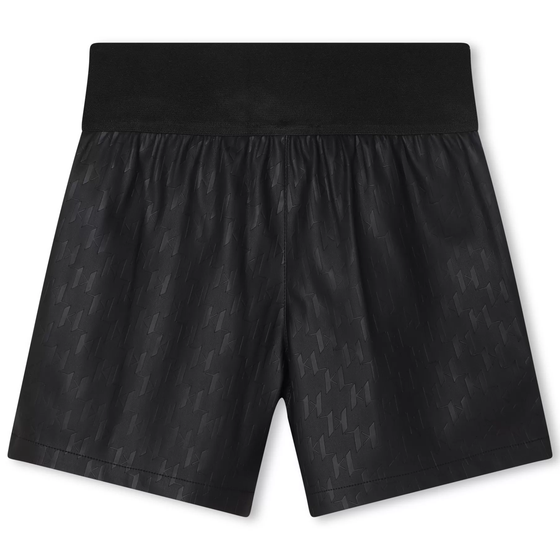 Fille KARL LAGERFELD KIDS Short Embosse En Toile Enduite