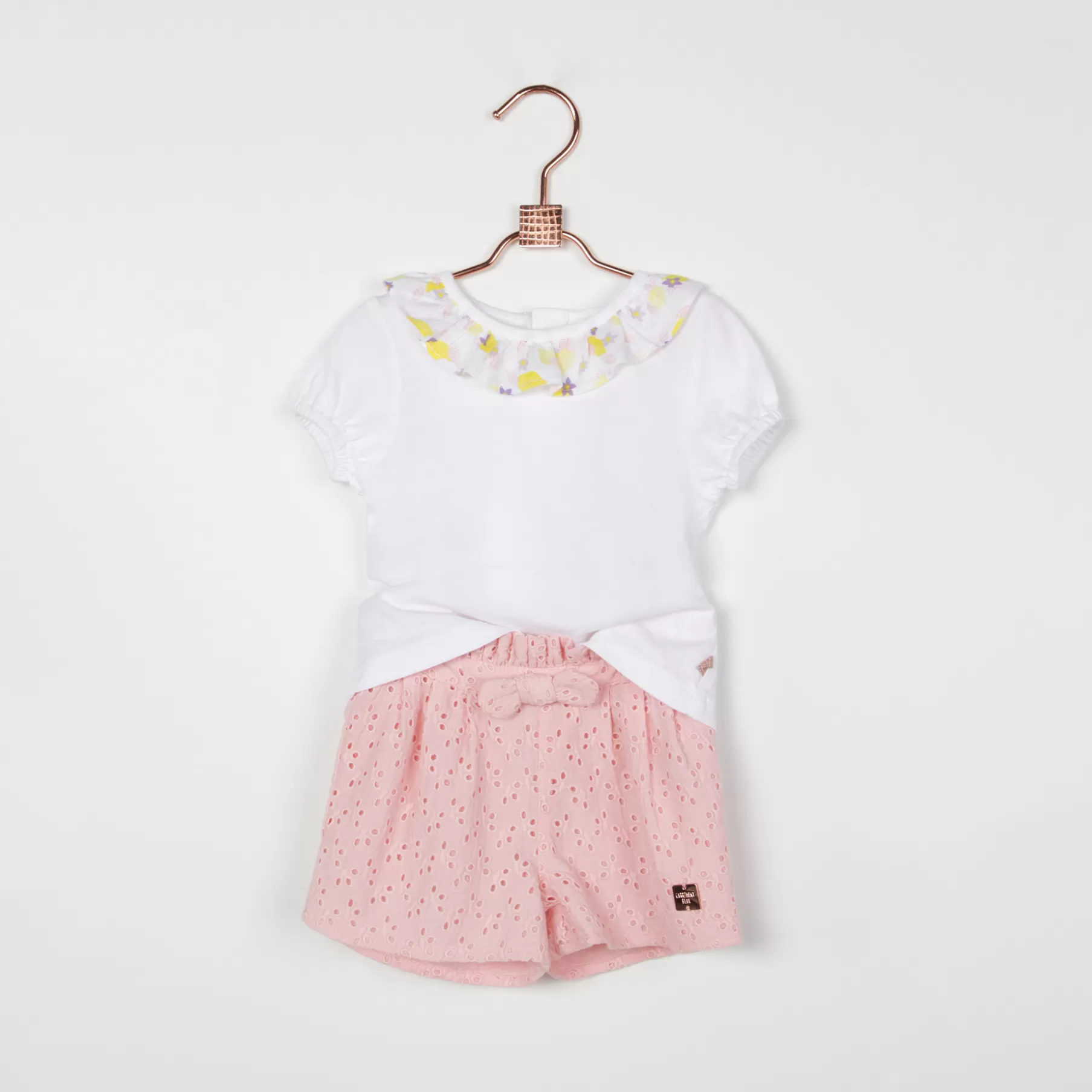 Fille CARREMENT BEAU Short En Broderie Anglaise
