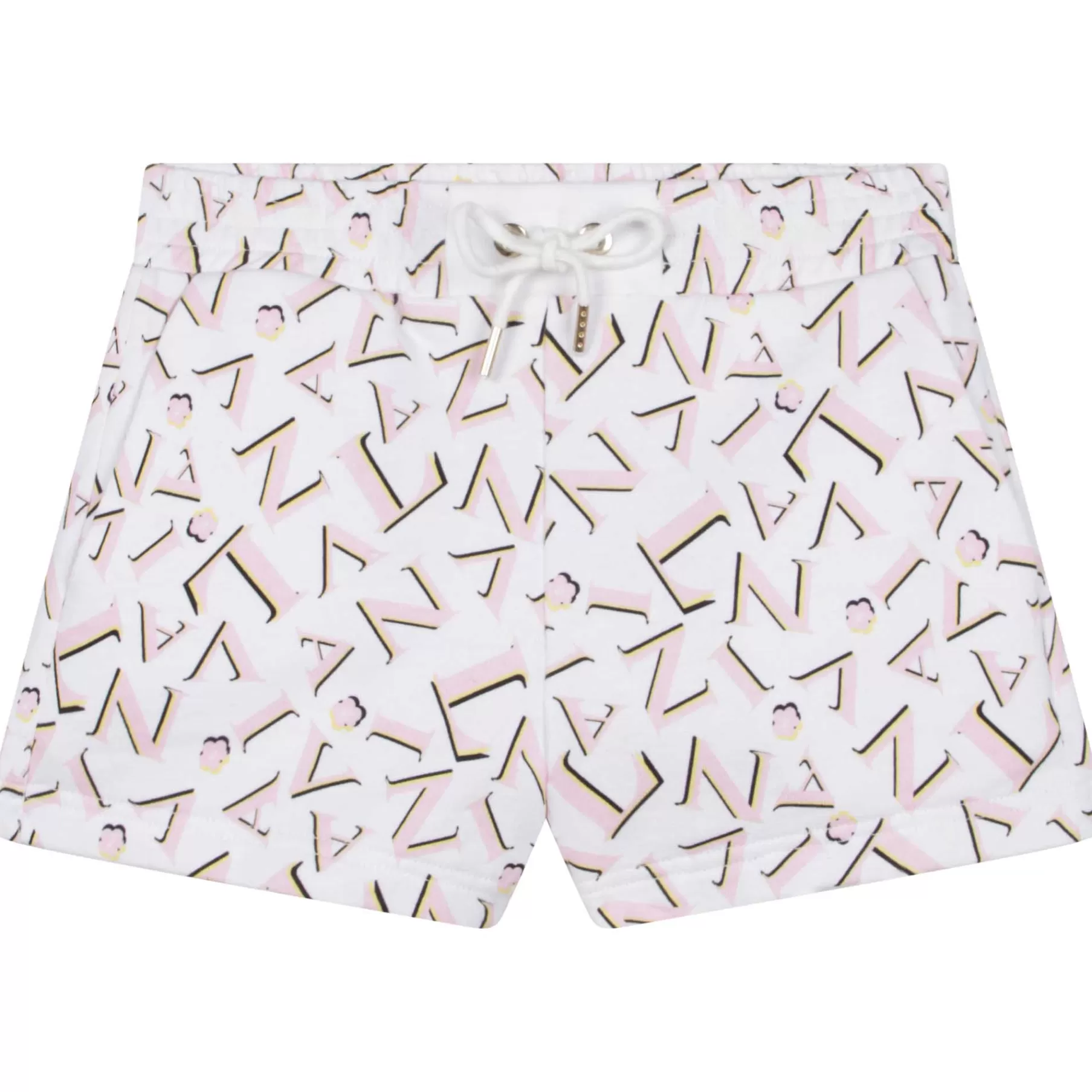 Fille LANVIN Short Molletonne Imprime