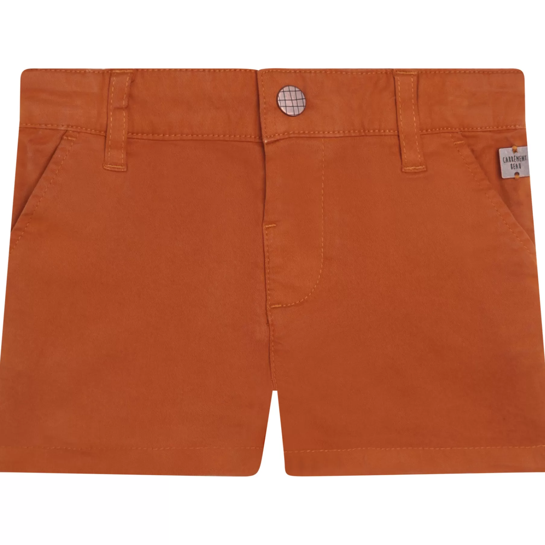 Garçon CARREMENT BEAU Short Uni Serge De Coton