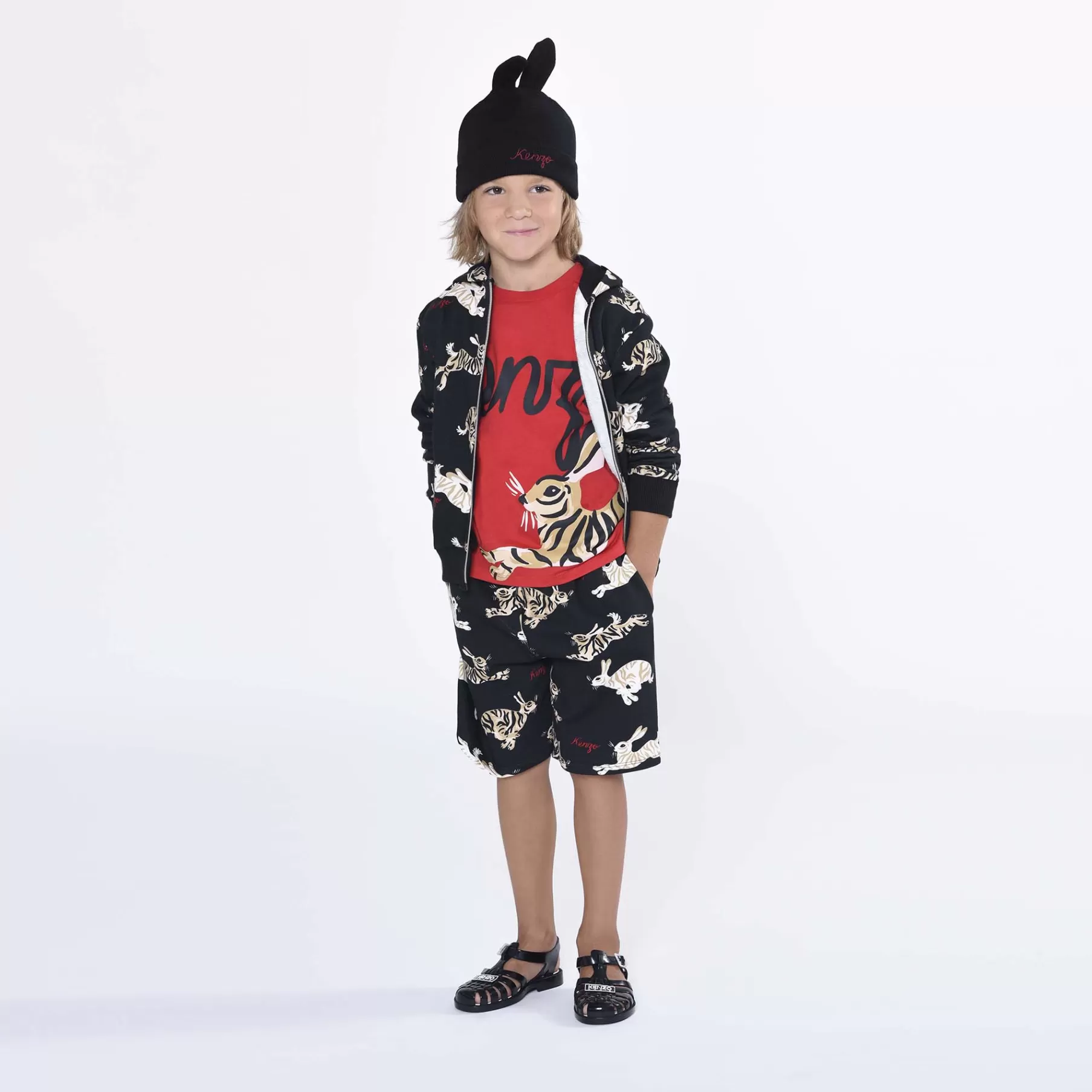 Garçon KENZO KIDS Sweat A Capuche En Molleton