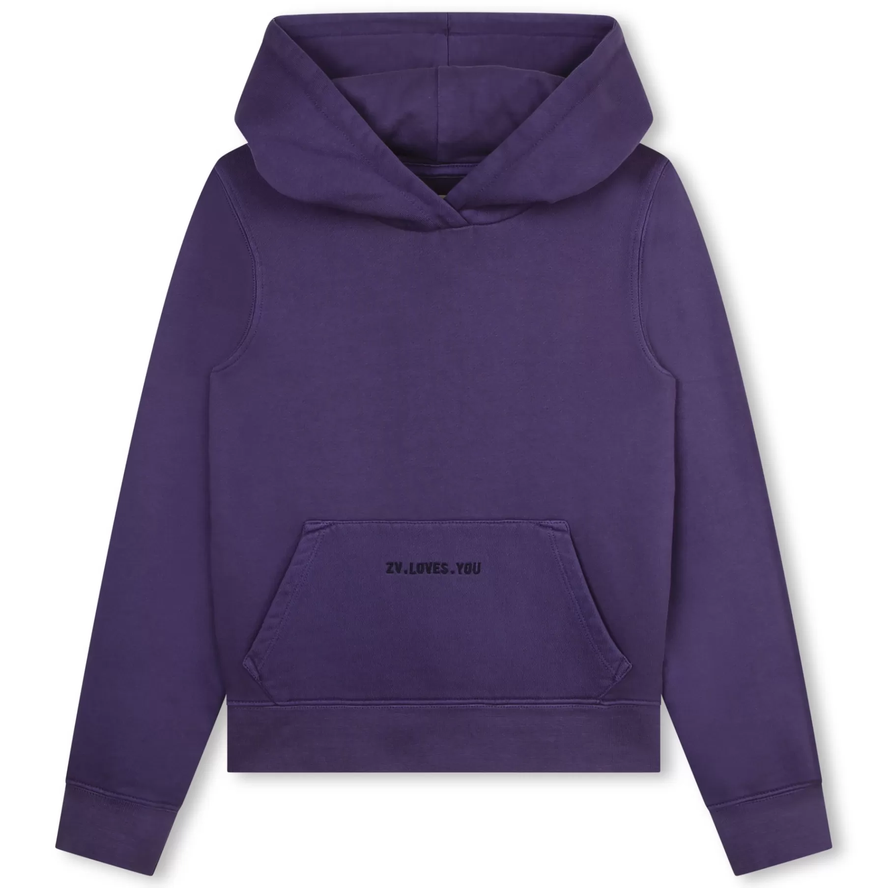 Fille ZADIG & VOLTAIRE Sweat-Shirt A Capuche Molleton