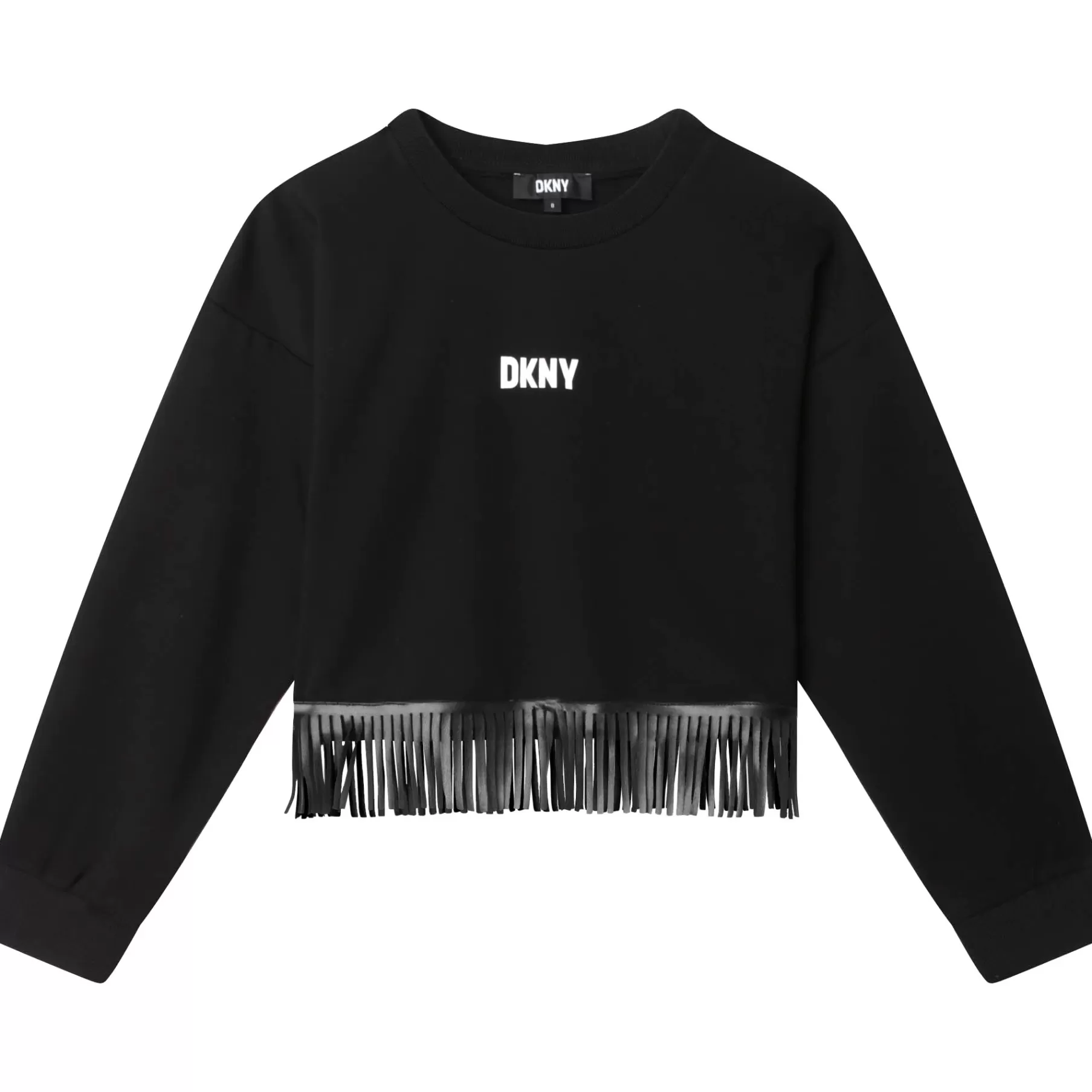 Fille DKNY Sweat-Shirt A Franges