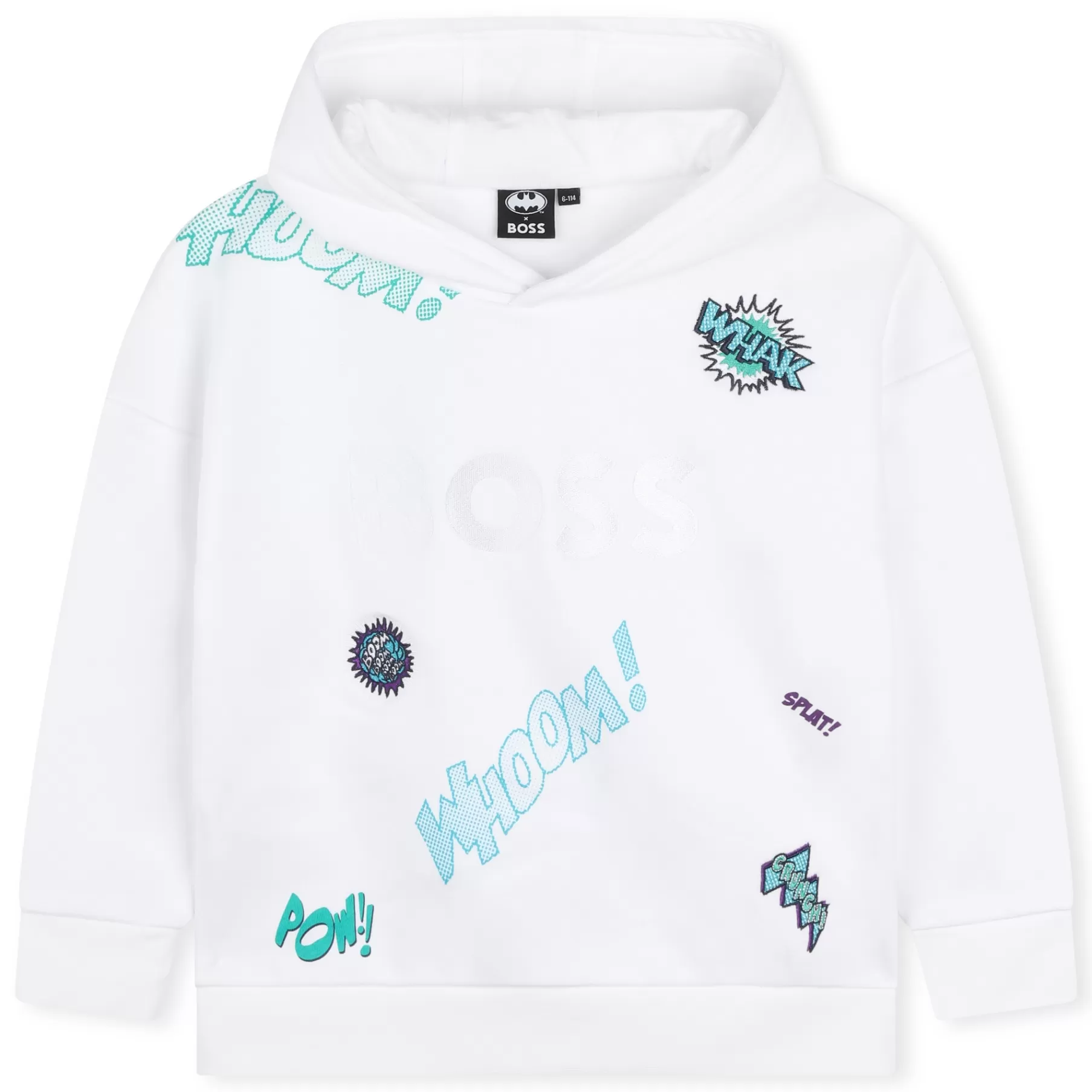 Fille BOSS Sweat-Shirt A Motifs A Capuche