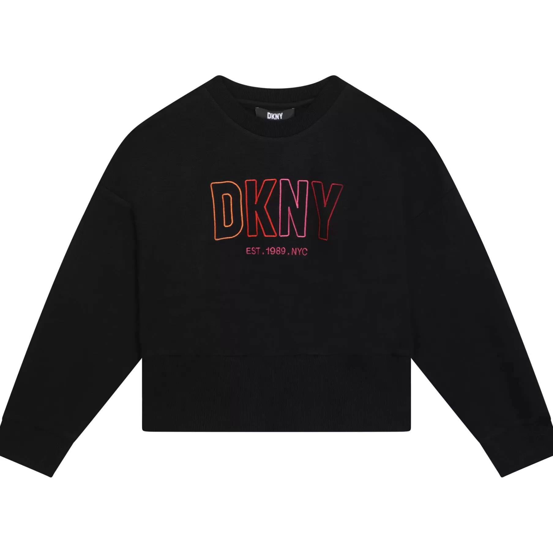 Fille DKNY Sweat-Shirt Brode