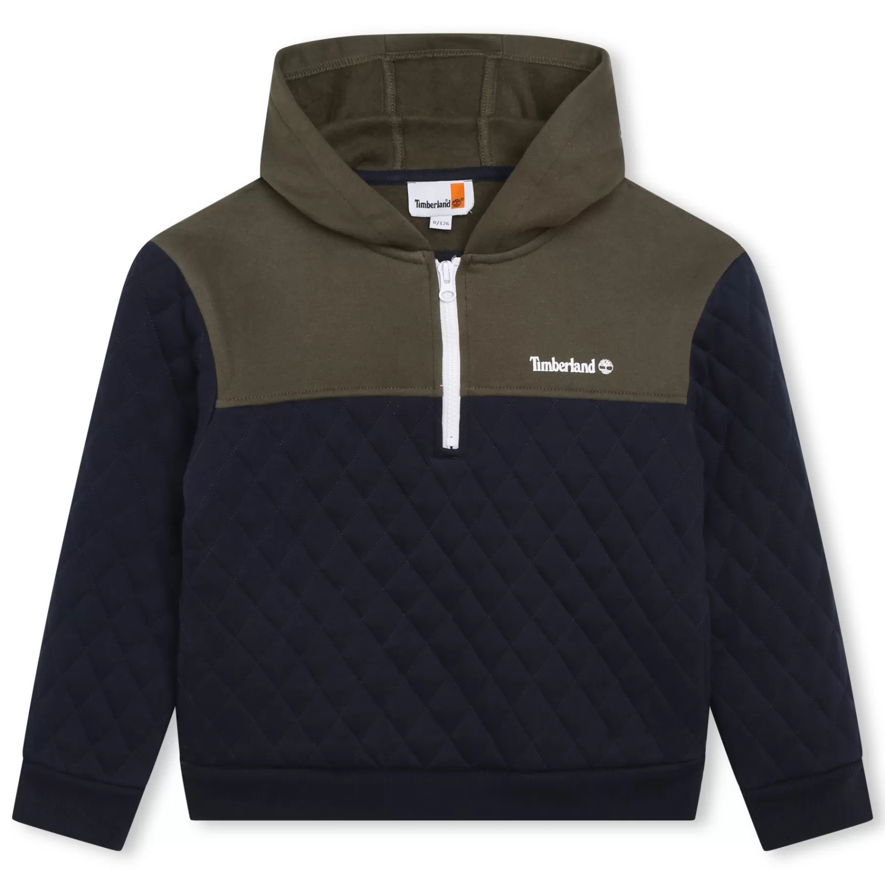 Garçon TIMBERLAND Sweat-Shirt Capuche Col Zippe