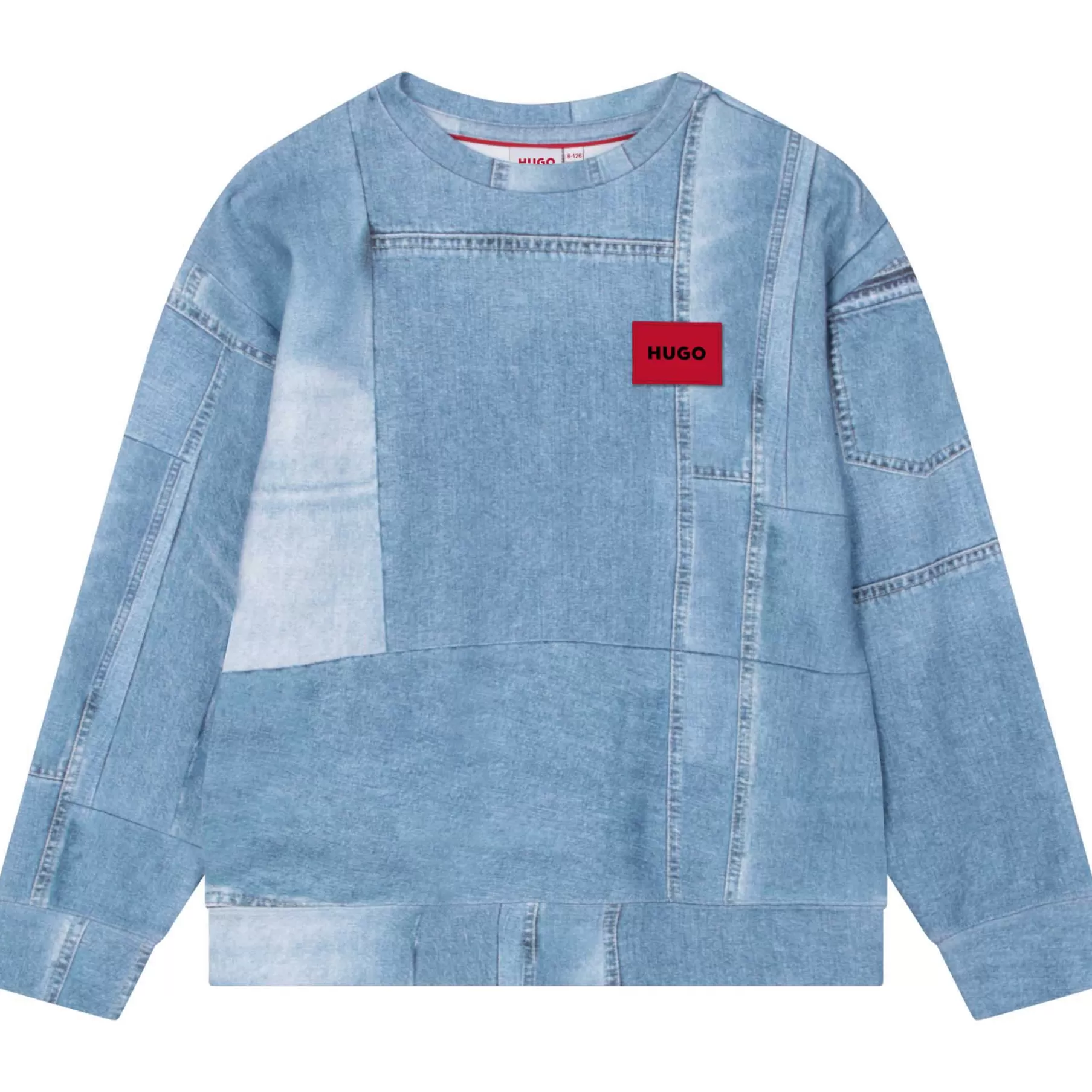 Garçon HUGO Sweat-Shirt Coton Majoritaire