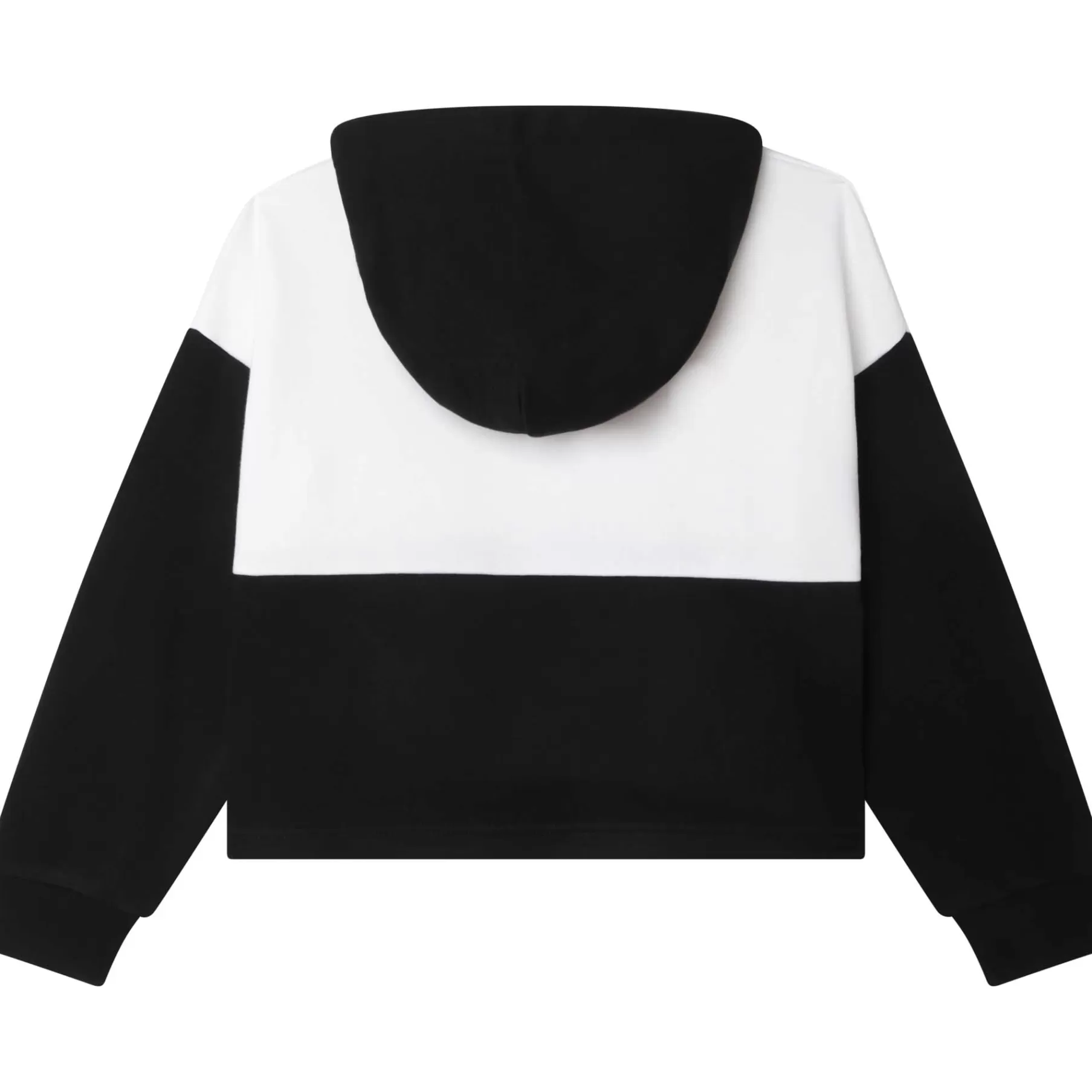 Fille DKNY Sweat-Shirt Court A Capuche