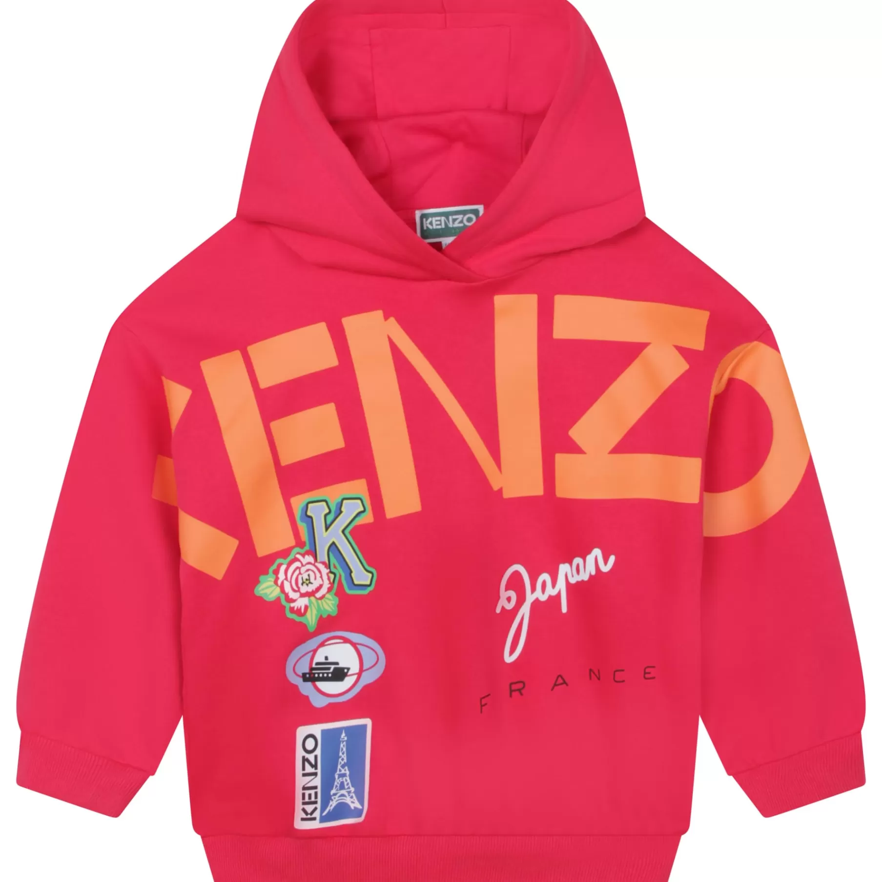 Fille KENZO KIDS Sweat-Shirt En Coton A Capuche