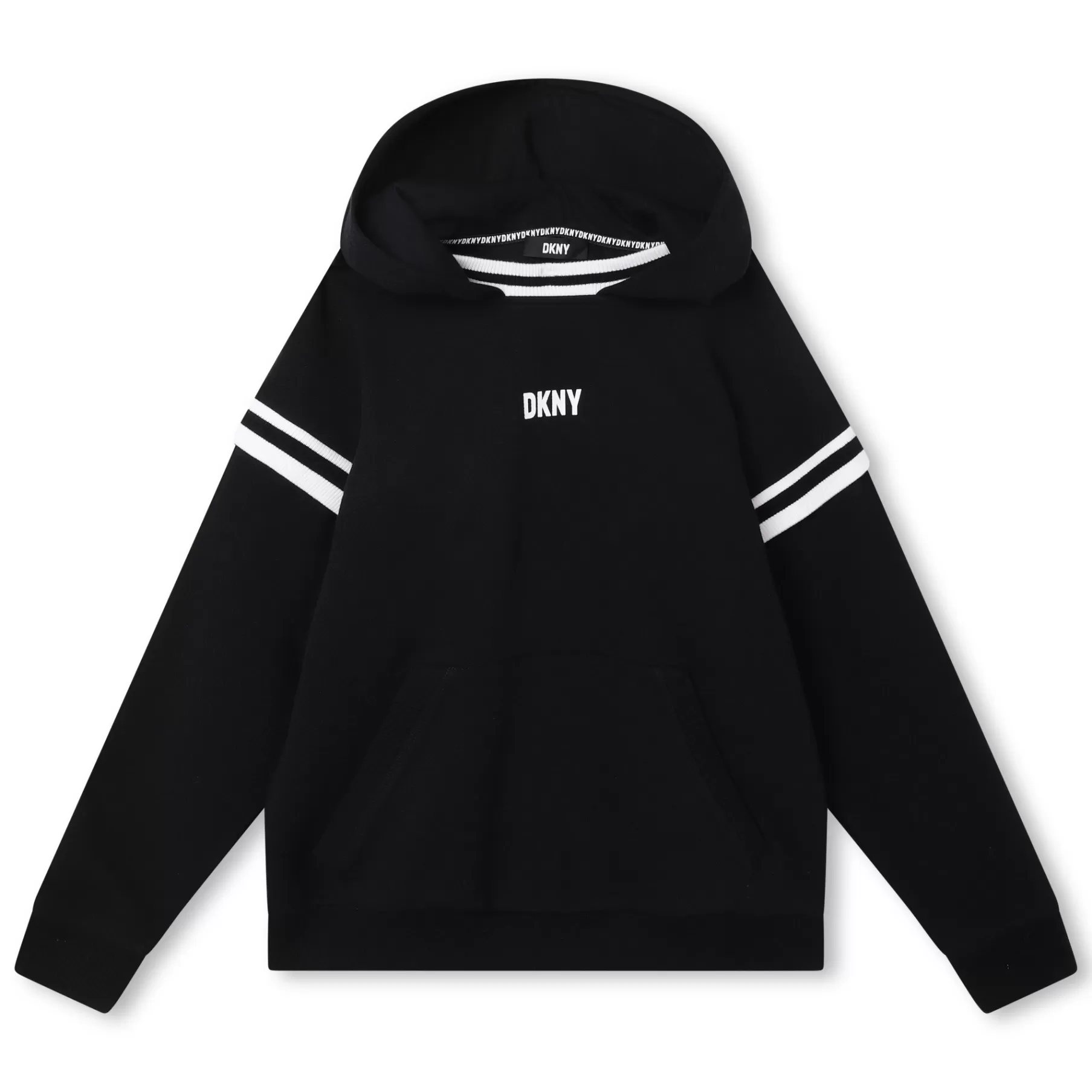Garçon DKNY Sweat-Shirt En Coton A Capuche