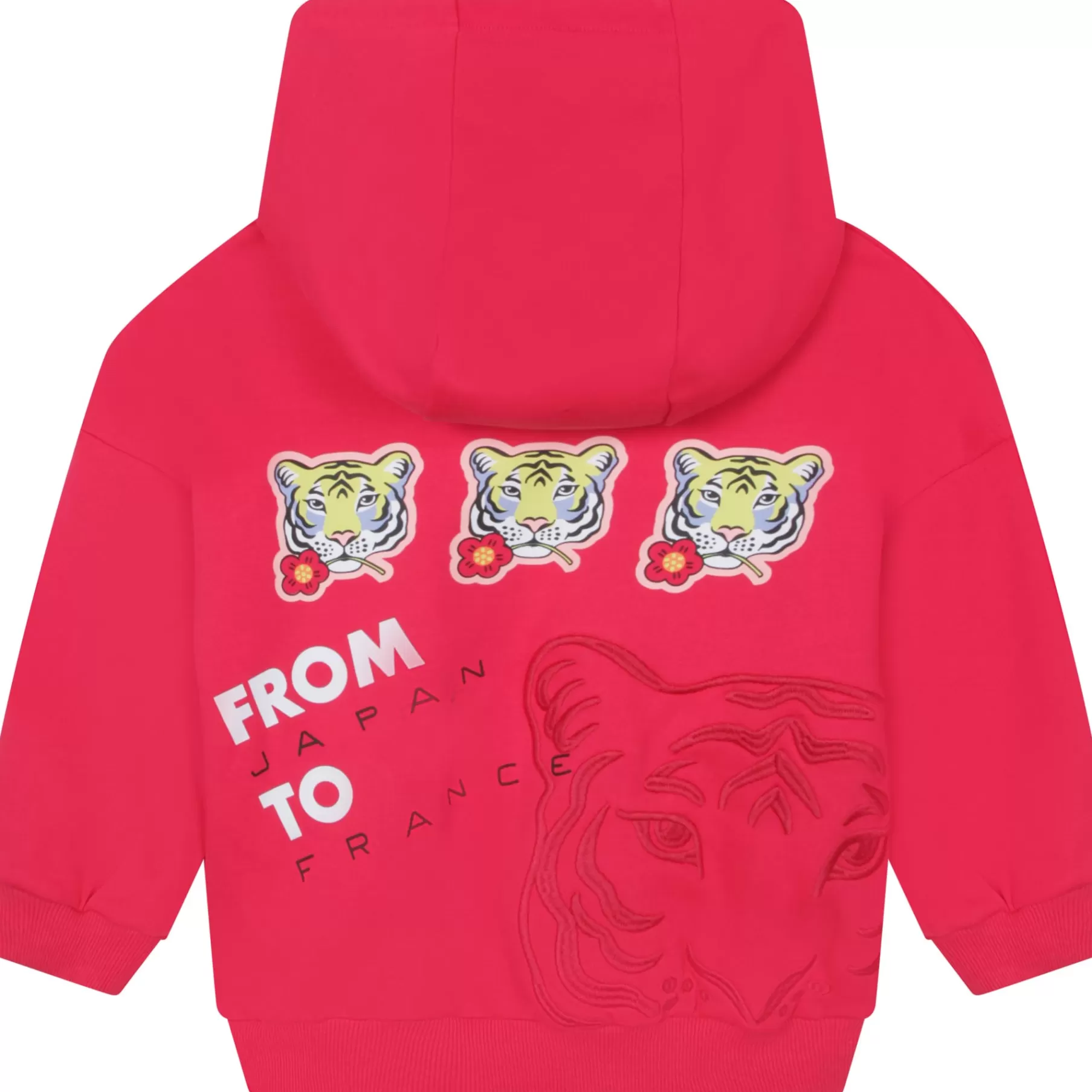 Fille KENZO KIDS Sweat-Shirt En Coton A Capuche