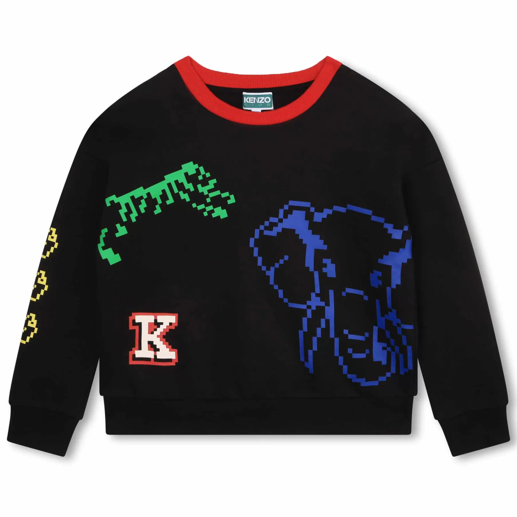 Garçon KENZO KIDS Sweat-Shirt En Coton Imprime