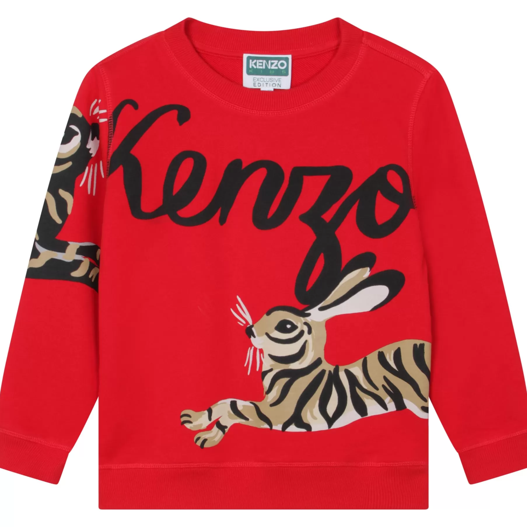 Garçon KENZO KIDS Sweat-Shirt En Coton Imprime