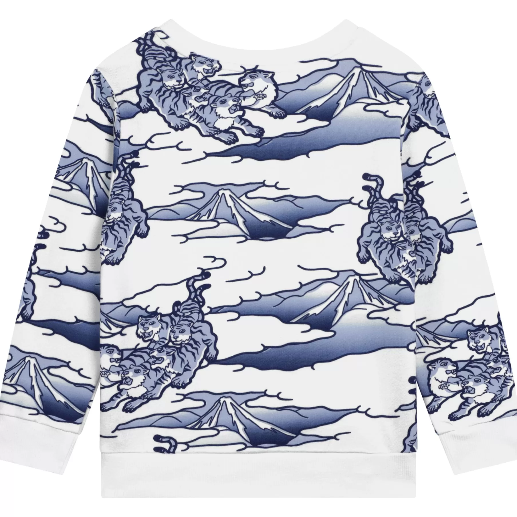 Garçon KENZO KIDS Sweat-Shirt En Coton Imprime