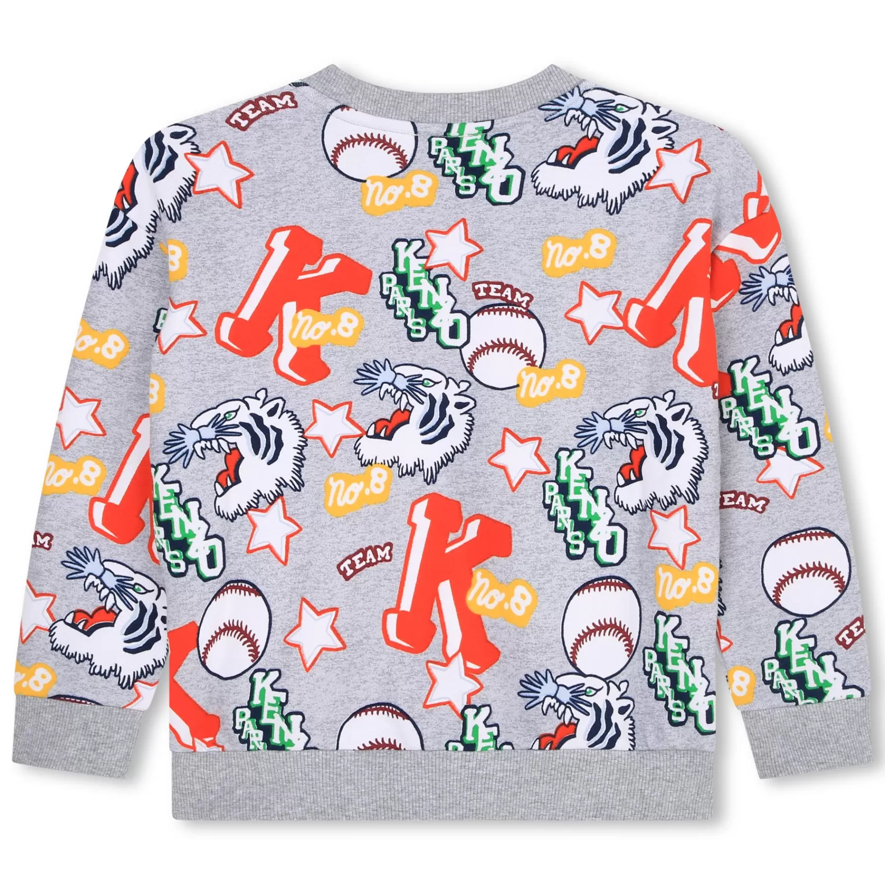 Garçon KENZO KIDS Sweat-Shirt En Coton Imprime