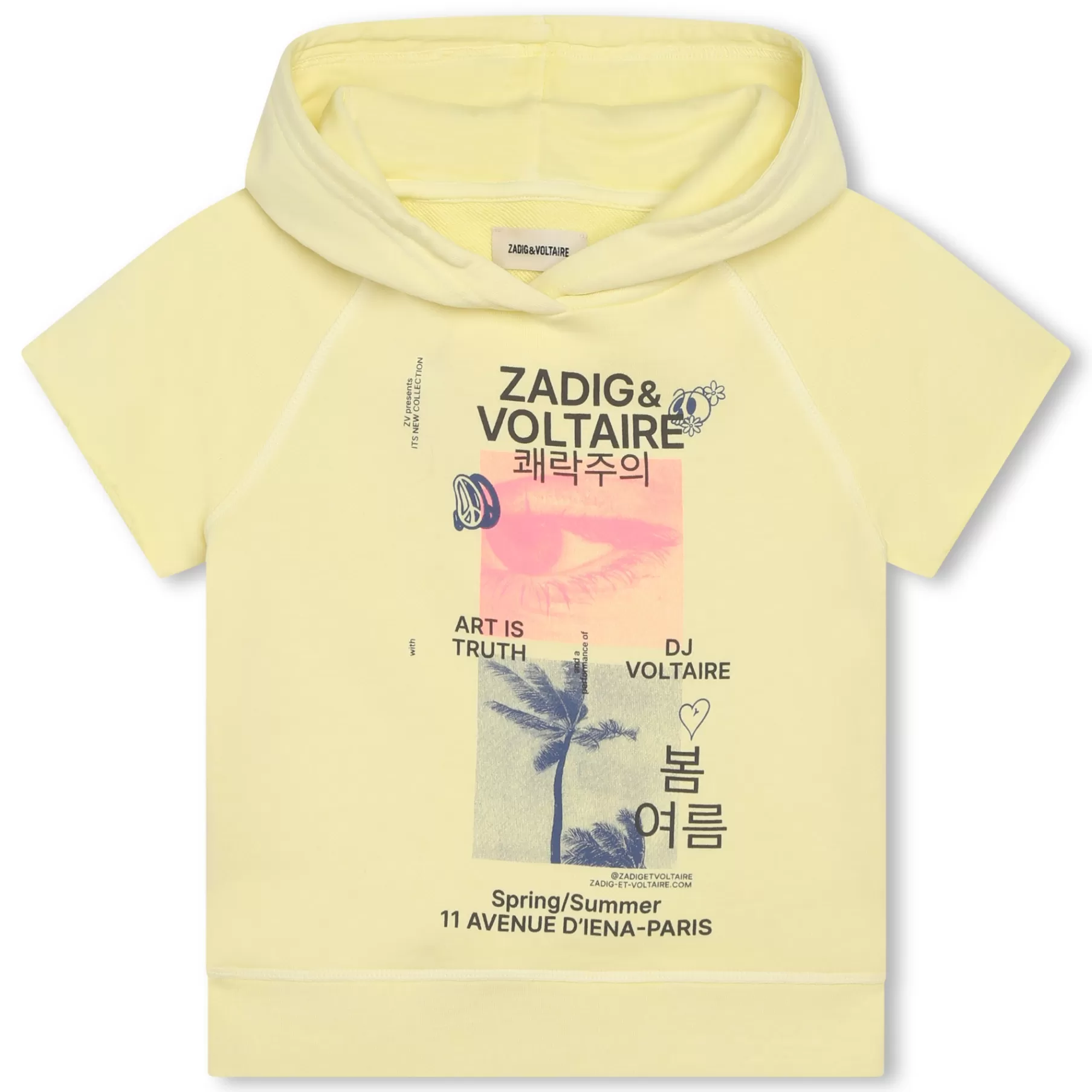 Fille ZADIG & VOLTAIRE Sweat-Shirt En Molleton Coton