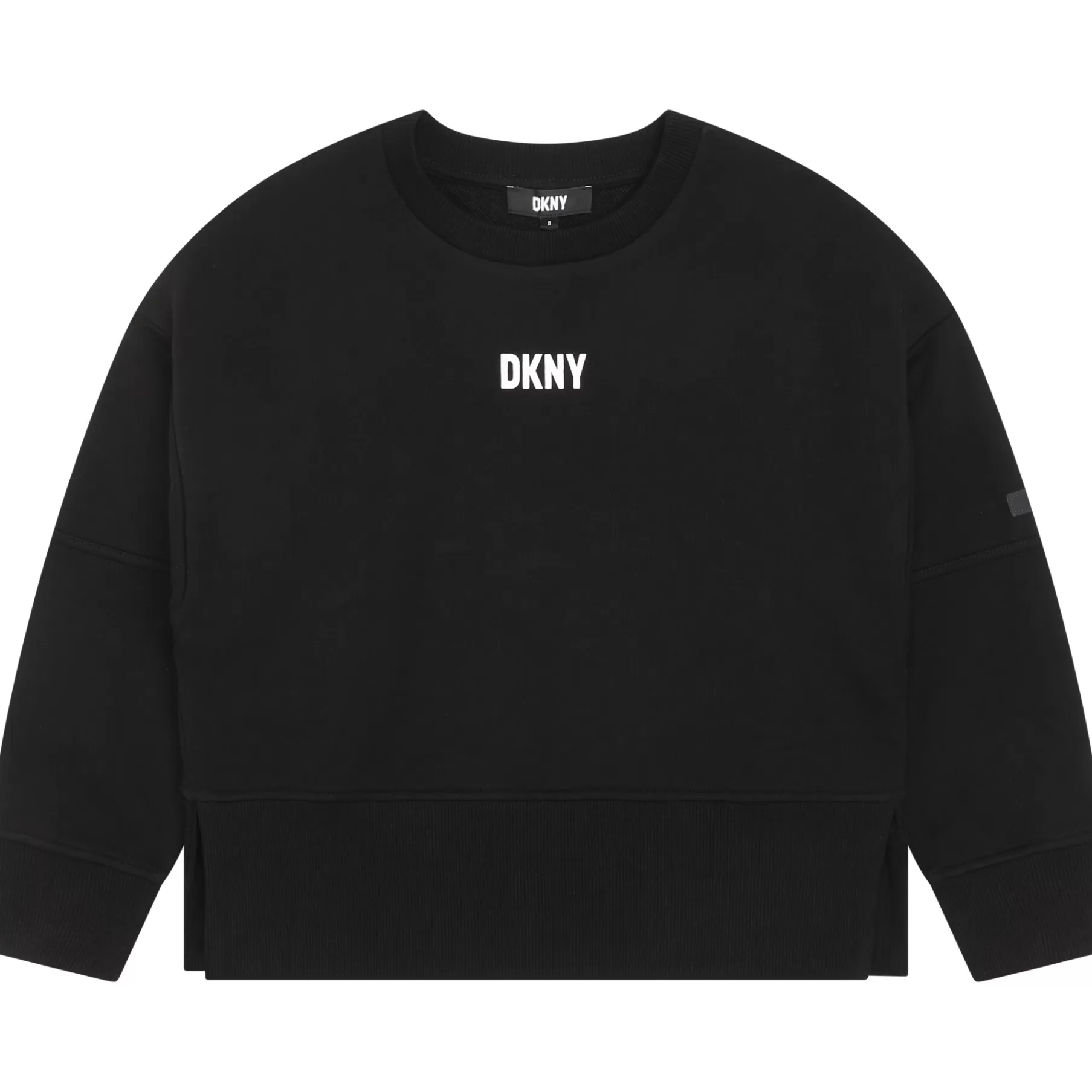 Fille DKNY Sweat-Shirt En Molleton Coton