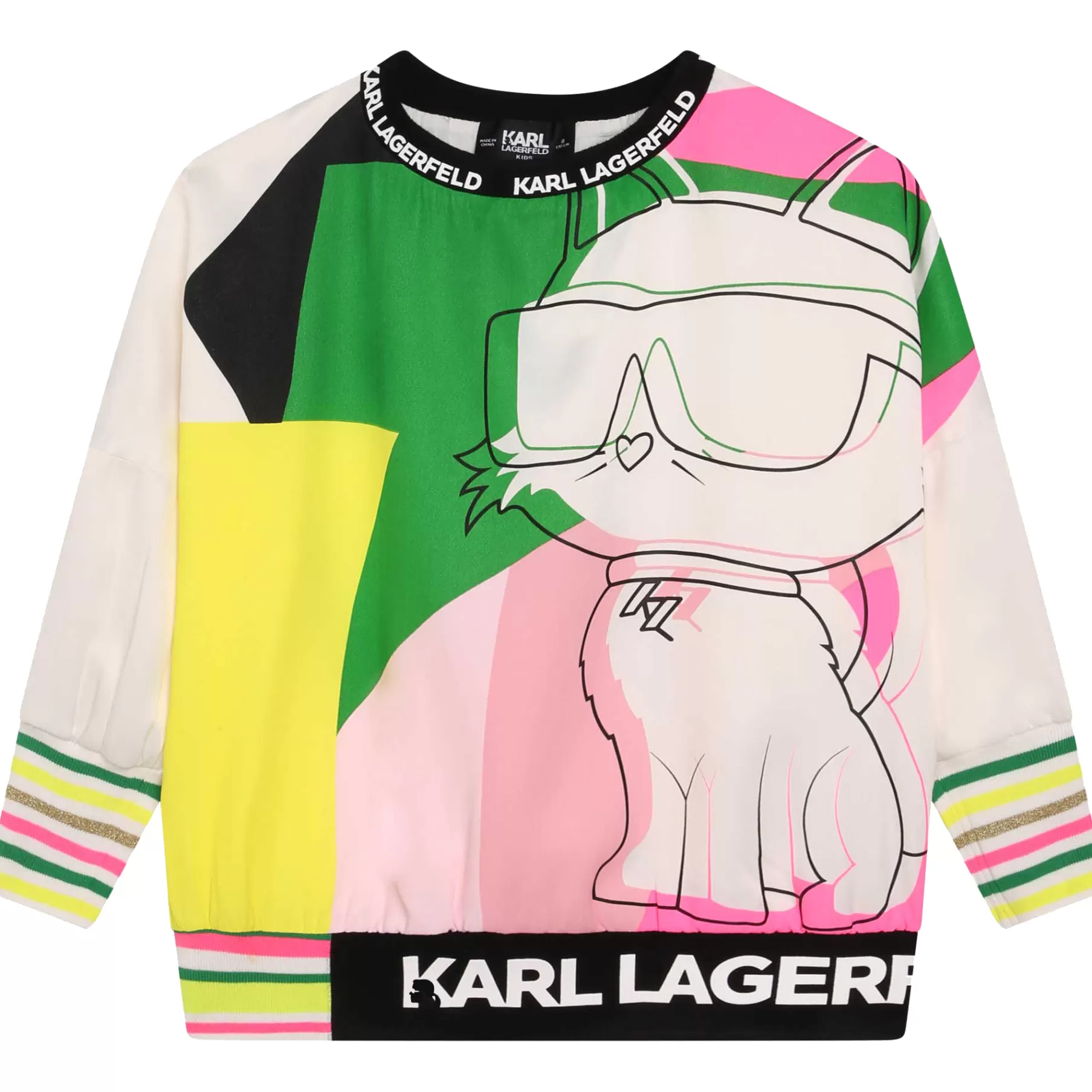 Fille KARL LAGERFELD KIDS Sweat-Shirt Imprime A Motif