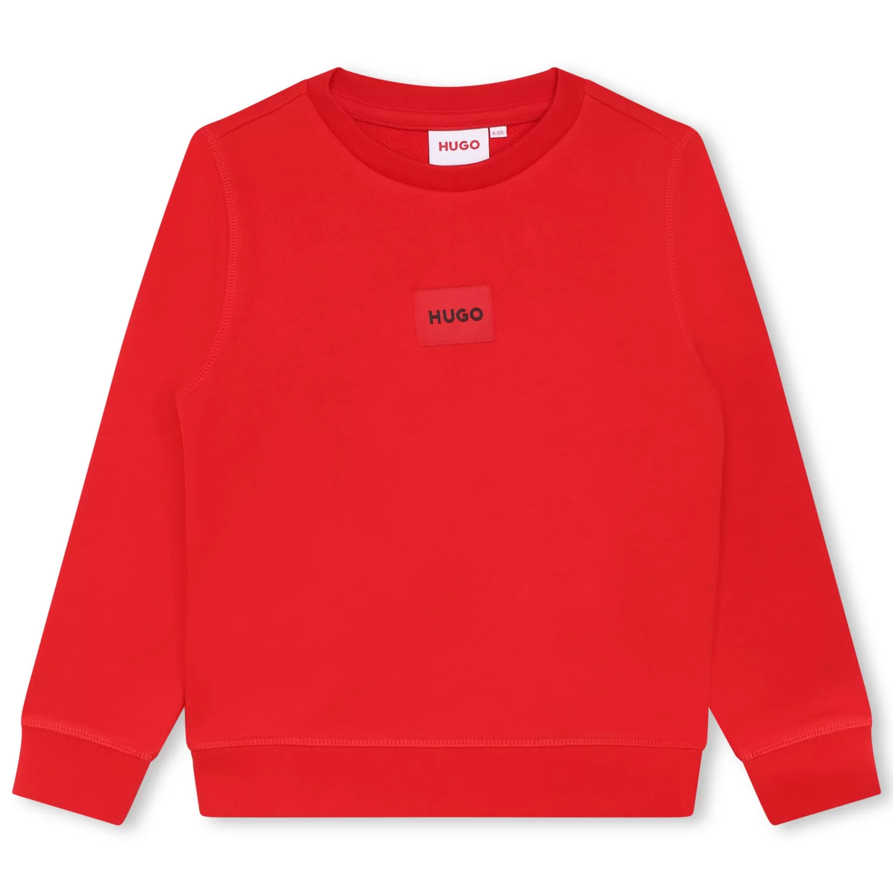 Garçon HUGO Sweat-Shirt Molleton Col Rond
