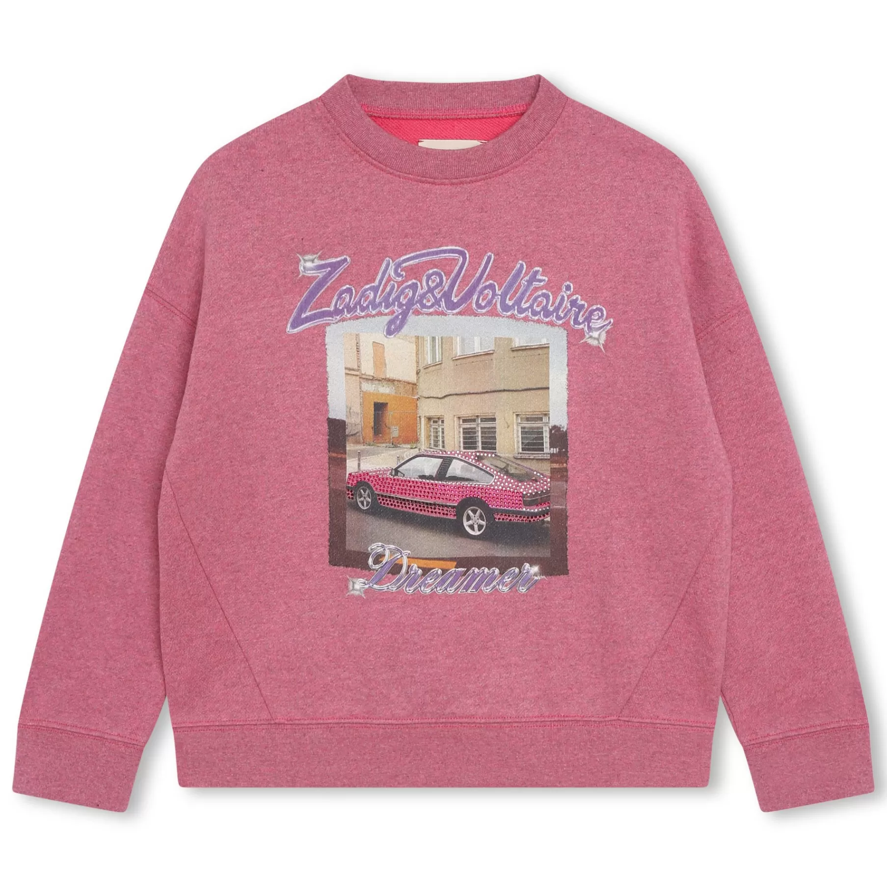 Fille ZADIG & VOLTAIRE Sweat-Shirt Molleton Gratte