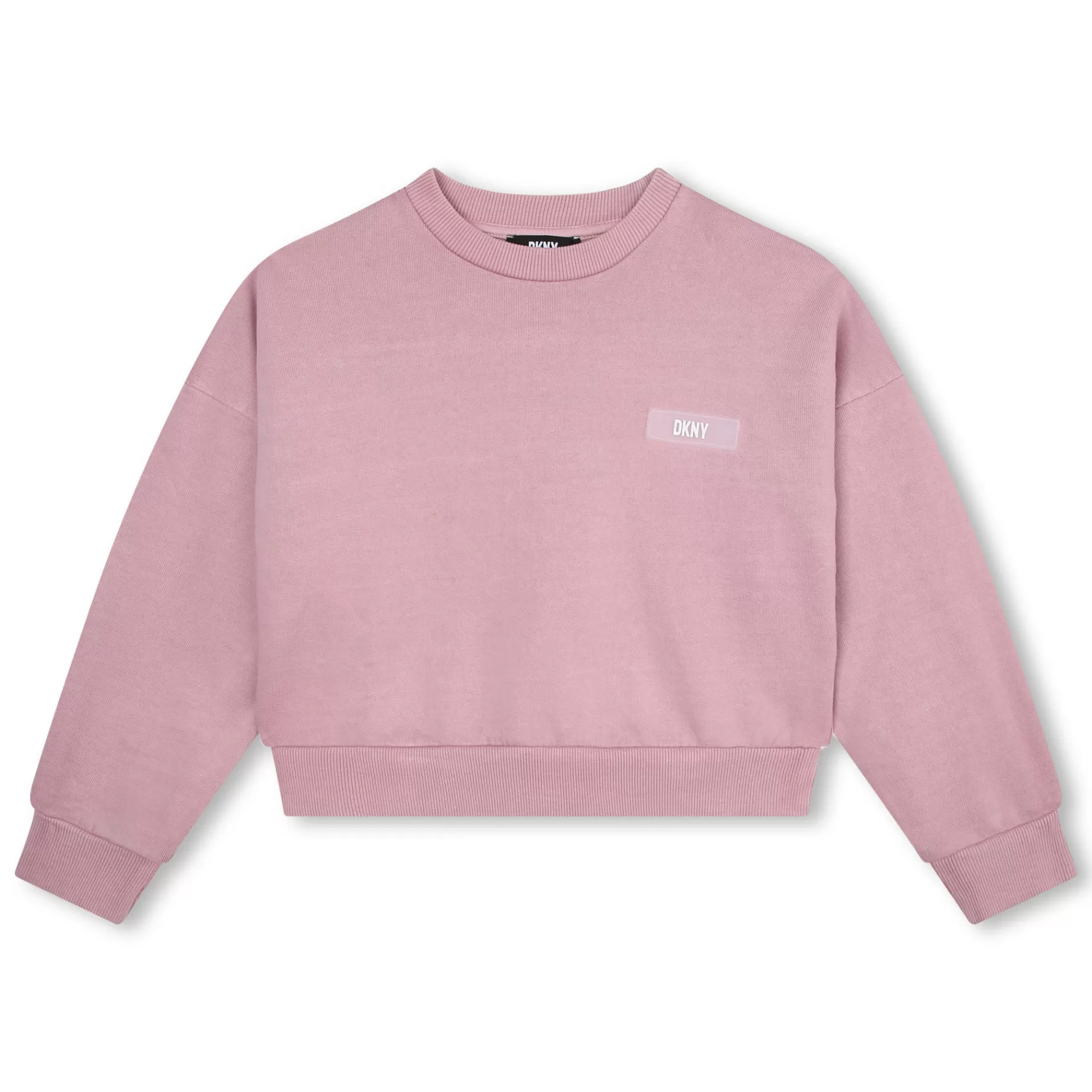 Fille DKNY Sweat-Shirt Molletonne Coton