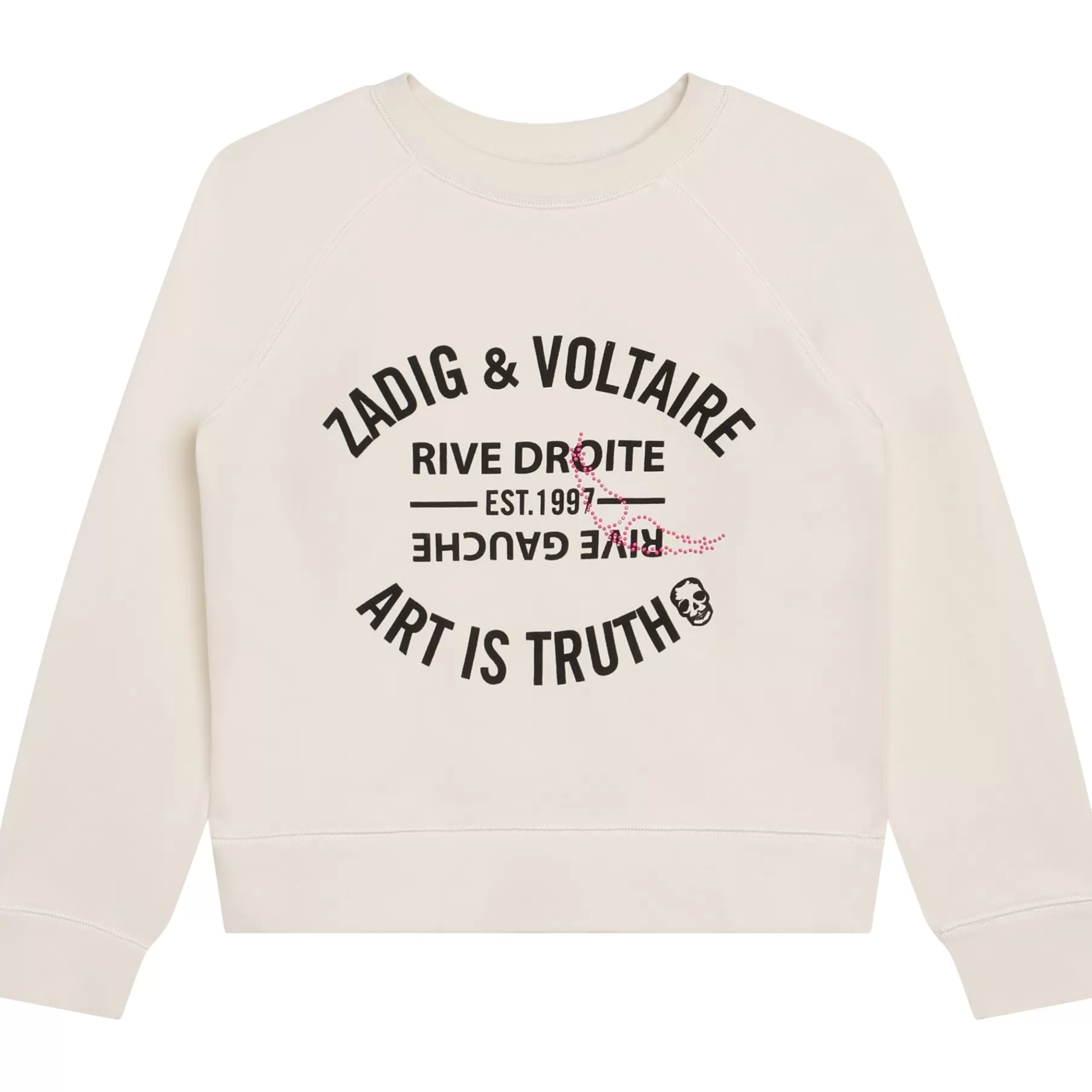 Fille ZADIG & VOLTAIRE Sweat-Shirt Molletonne Coton
