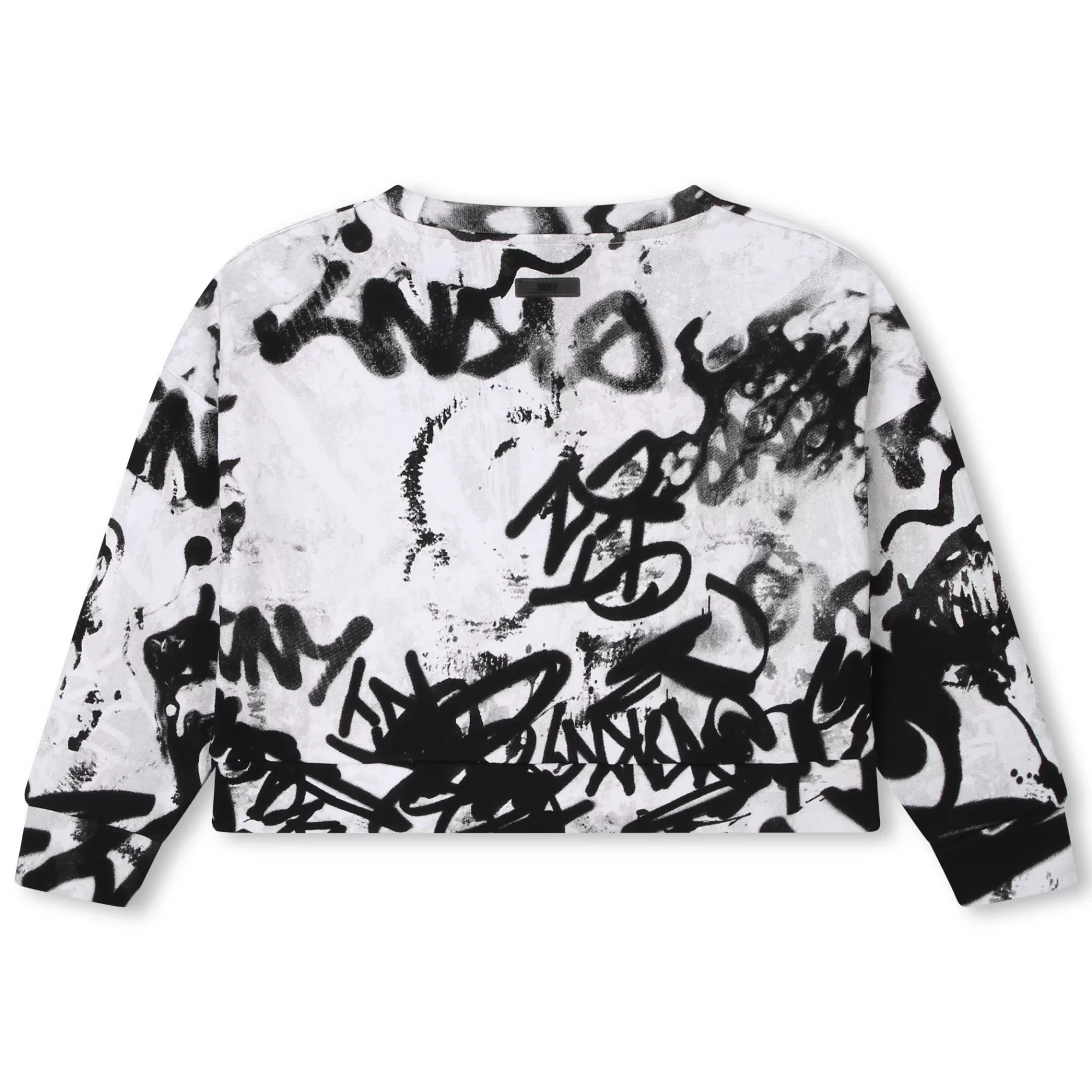 Fille DKNY Sweat-Shirt Molletonne Imprime