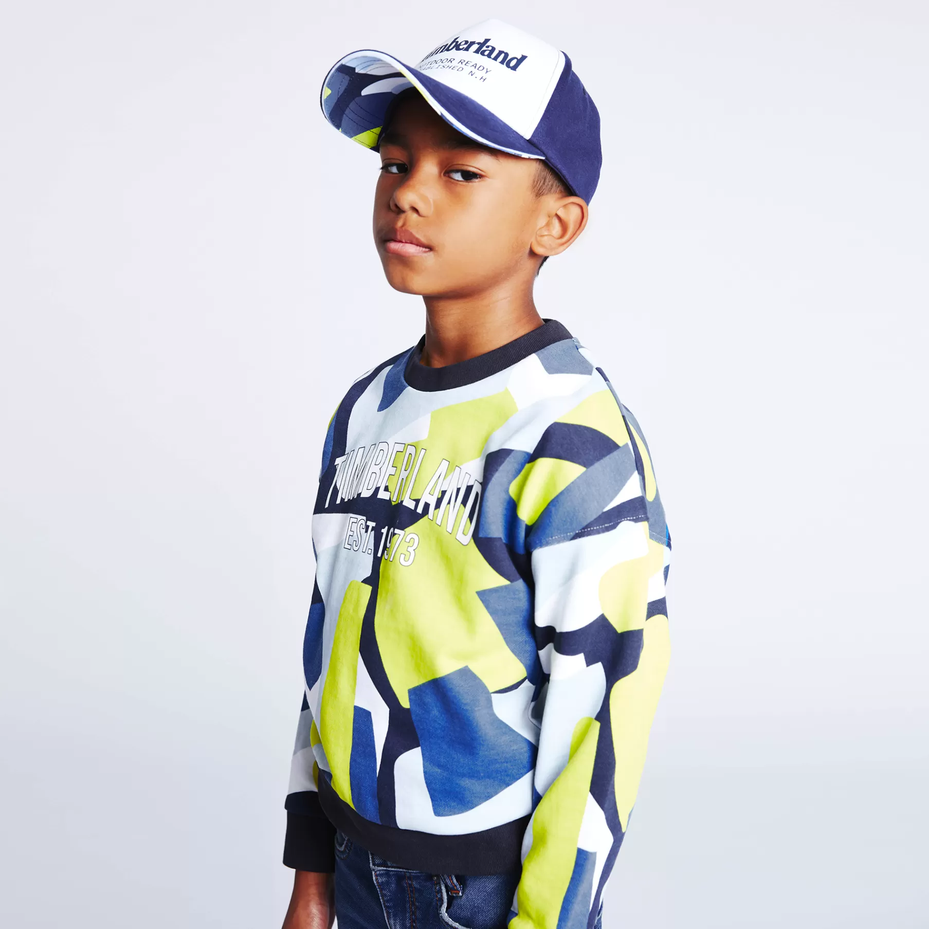 Garçon TIMBERLAND Sweat-Shirt Molletonne Imprime