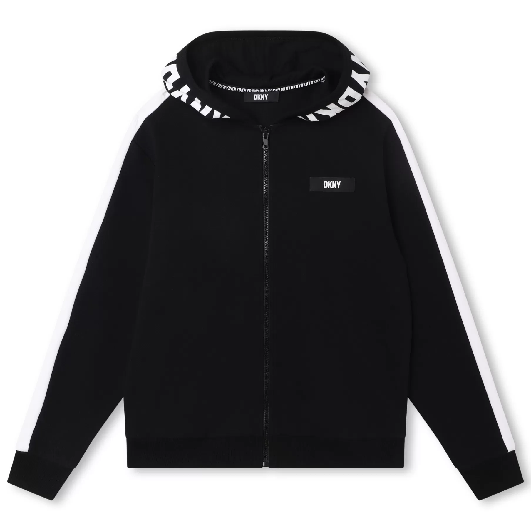 Garçon DKNY Sweat-Shirt Zippe Bicolore
