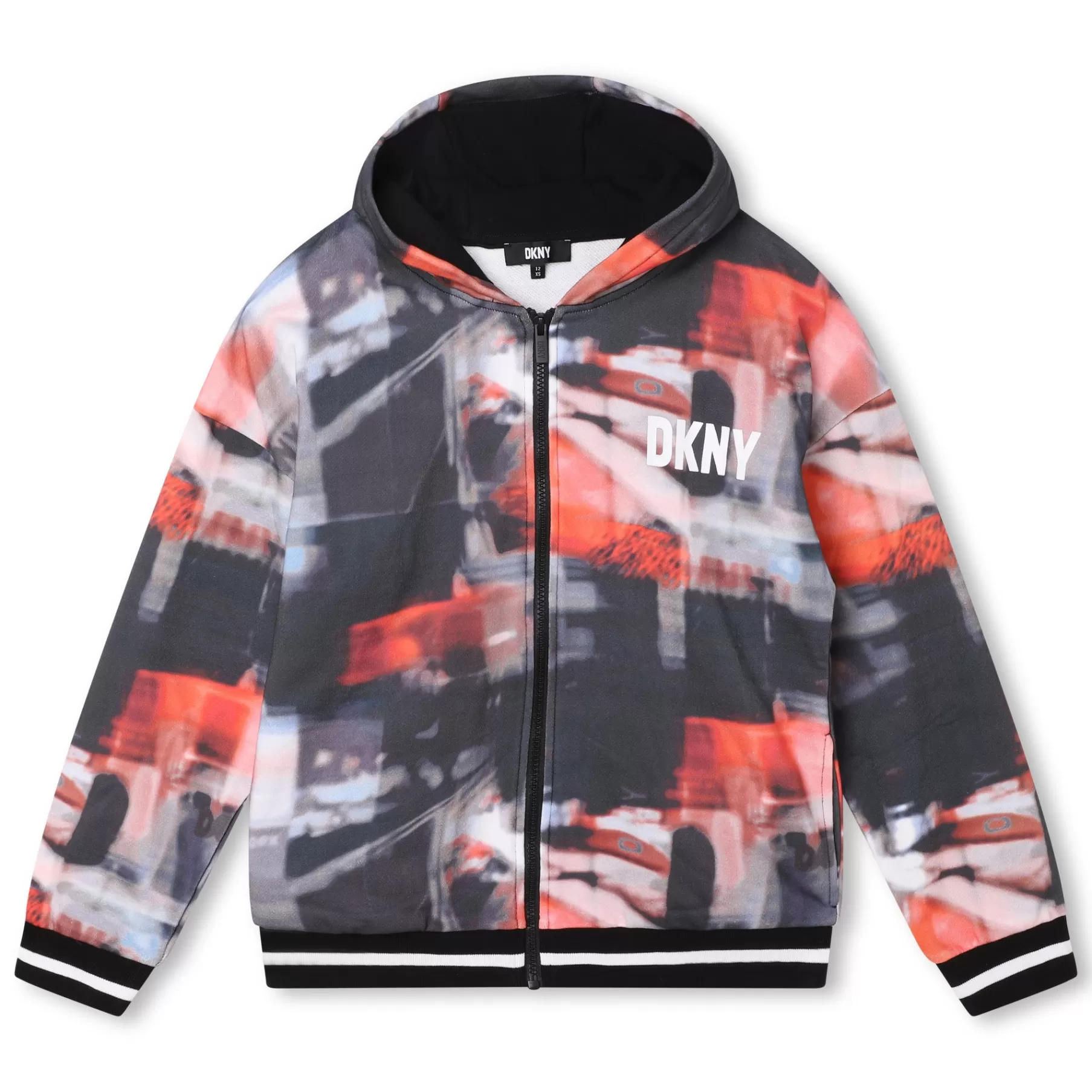 Garçon DKNY Sweat-Shirt Zippe En Coton