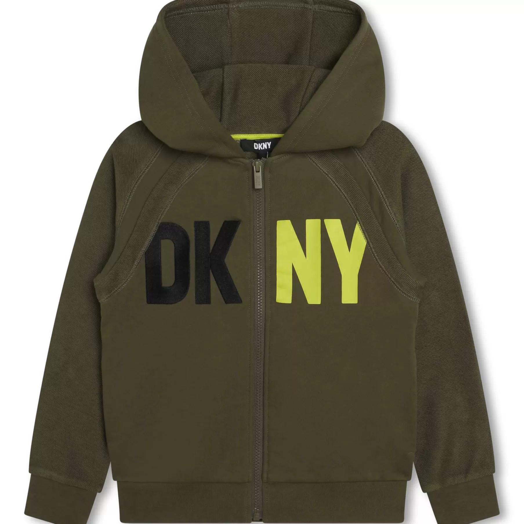Garçon DKNY Sweat-Shirt Zippe En Molleton