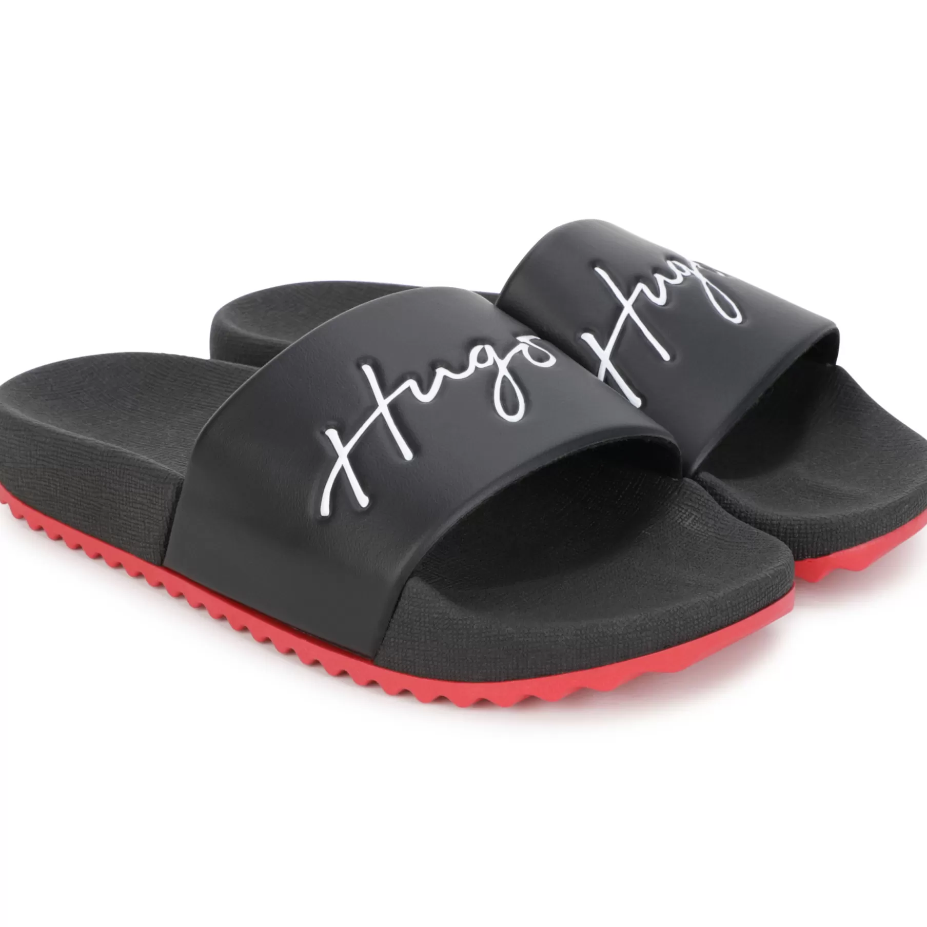 Garçon HUGO Tongs Avec Logo Signature